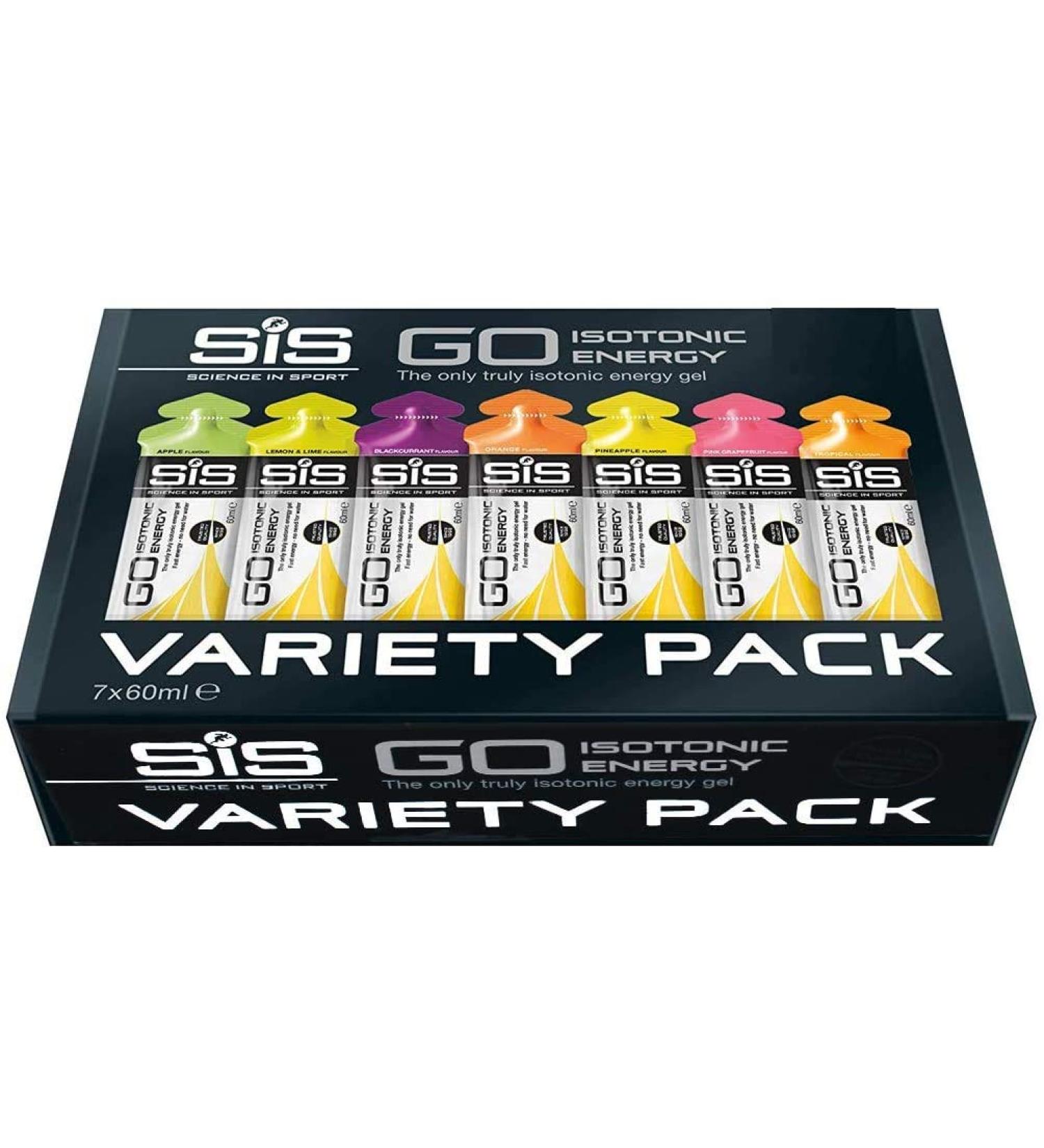 Science in Sport Go Isotonic Energy Gel starter pack 7x60ml 7 pieces - Buy Online on GoSupps.com