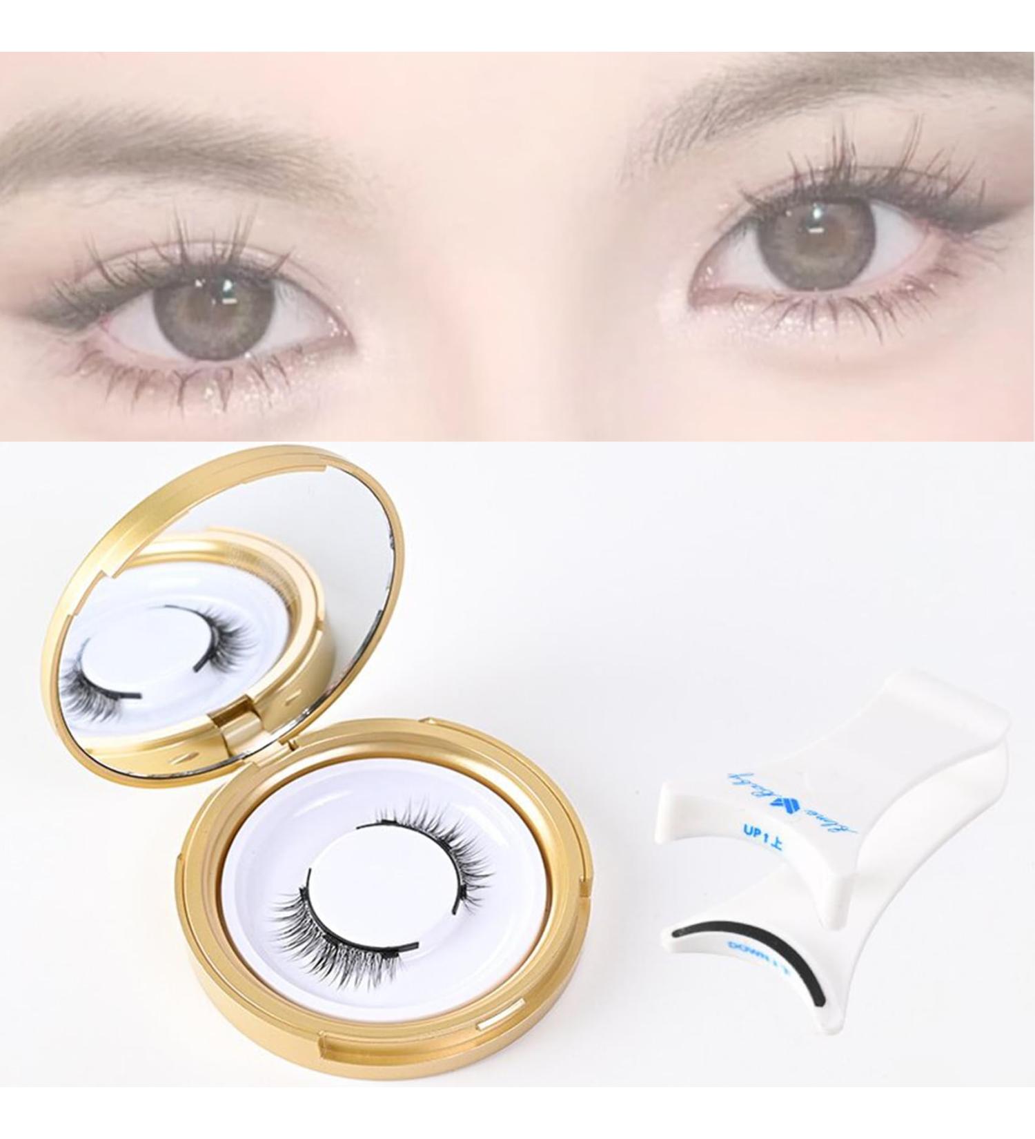 Lcerostma Magnetic Eyelashes Lcerostma Magnetic Lashes Magnetic Lashes Quick Safe Reusable Magnetic Eyelashes 3D Natural Look False Lashes False Eyelashes No Glue (B) - Buy Online on GoSupps.com