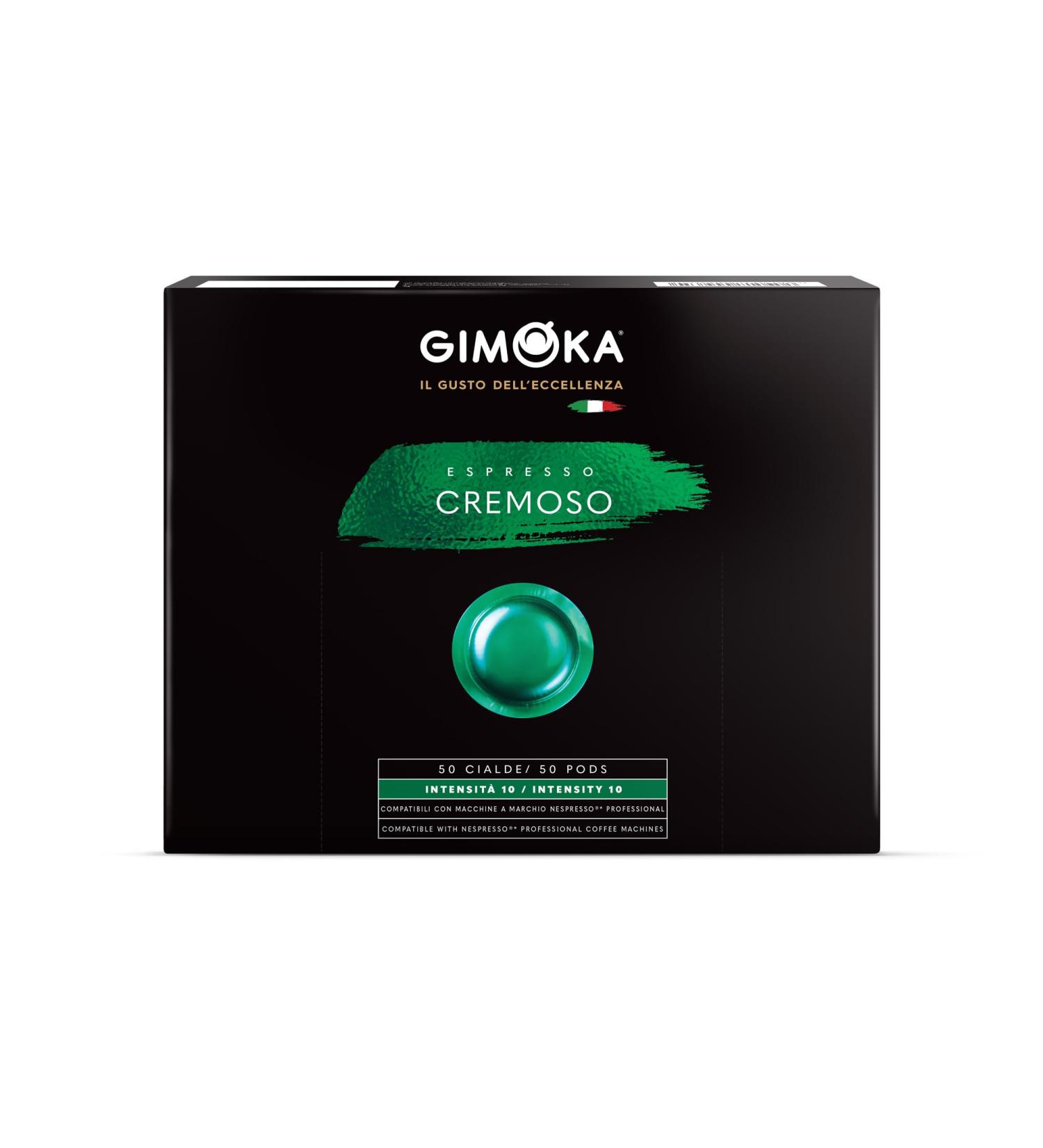 Gimoka Cremoso Blend Intensity 10/11 50 capsules compatible with Nespresso* Professional Business Zen coffee machines - Buy Online on GoSupps.com