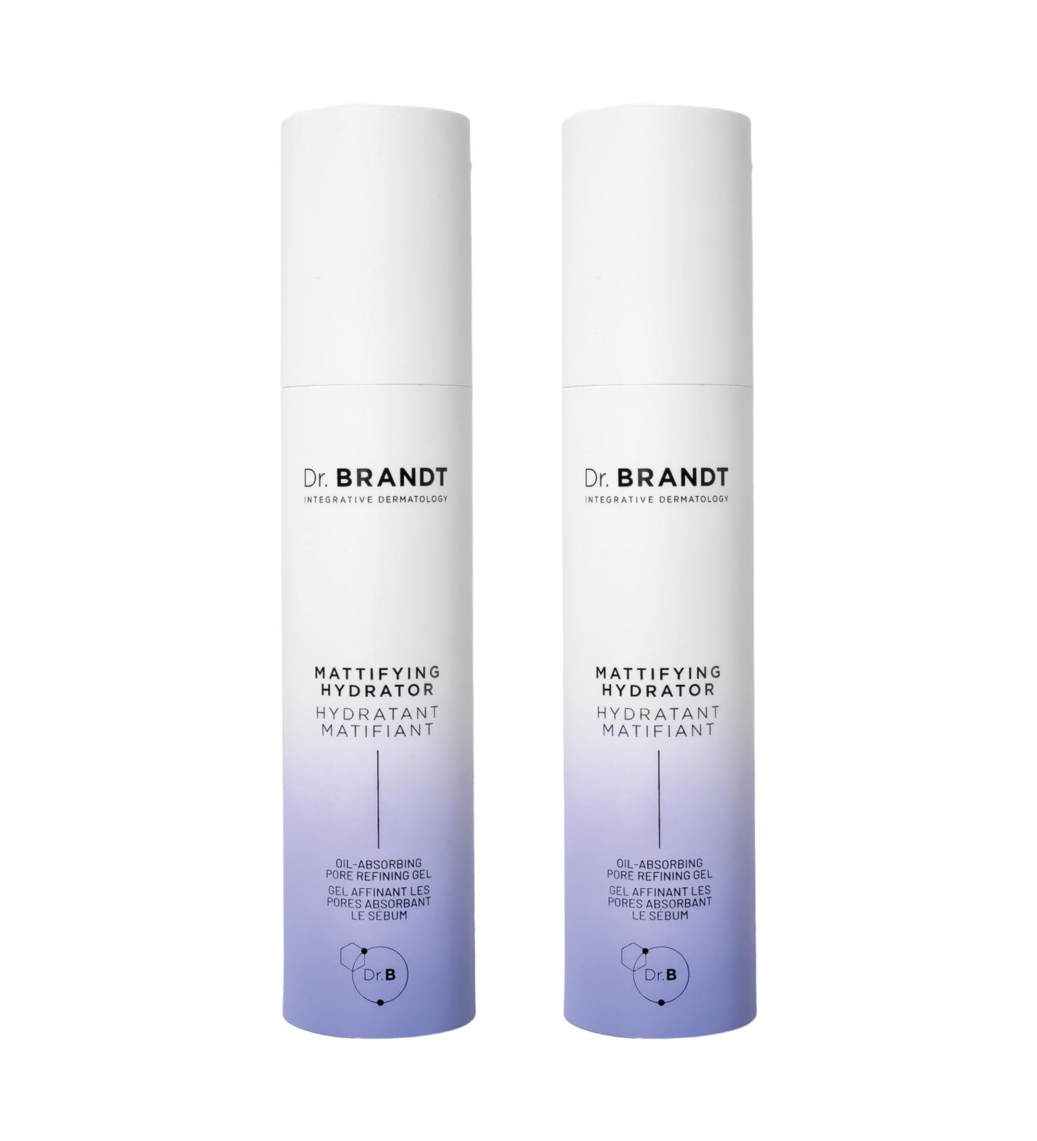 Dr. Brandt Pores No More Mattifying Hydrator - Targets Shine Oiliness & Enlarged Pores - Hydrates for Up to 8 Hours - 1.7 oz Pack of 2 - Buy Online on GoSupps.com