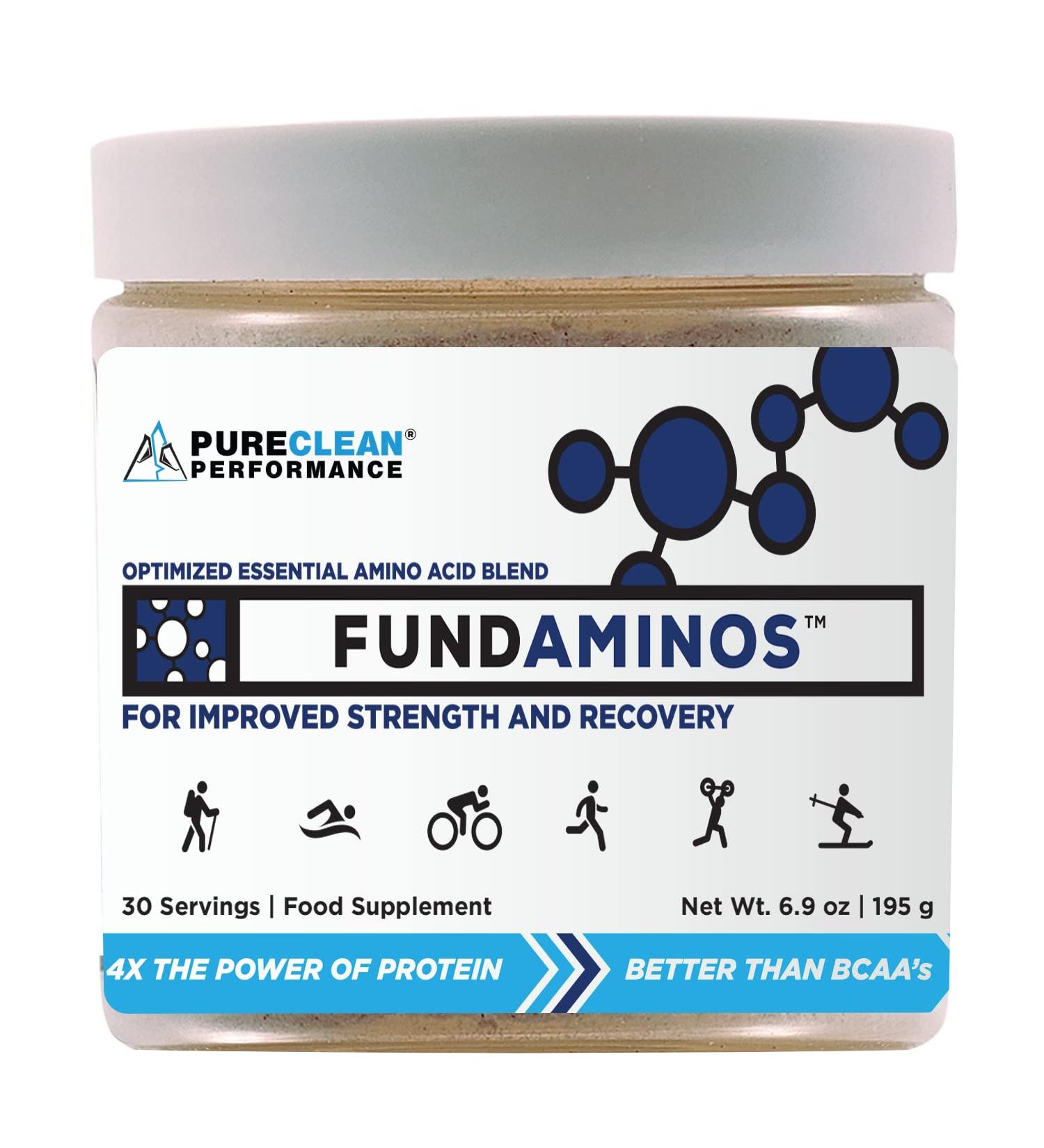 FUNDAMINOS-Vegan EAA/BCAA s Botanically Boosted Best-Tasting Great Value Nothing Artificial Â  Physician-Formulated Clinically-Proven Since 2008 (30 servings) - PureClean Performance - Buy Online on GoSupps.com