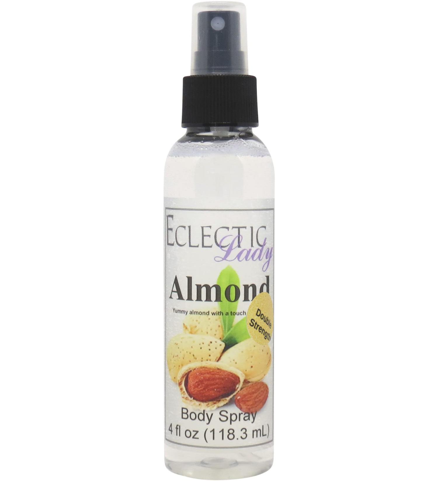 Almond Body Spray (Double Strength) 4 ounces Body Mist for Women with Clean Light & Gentle Fragrance Long Lasting Perfume with Comforting Scent for Men & Women Cologne with Soft Subtle Aroma For Double Strength 4 Fl Oz (Pack of 1) - Buy Online on GoSupps.com