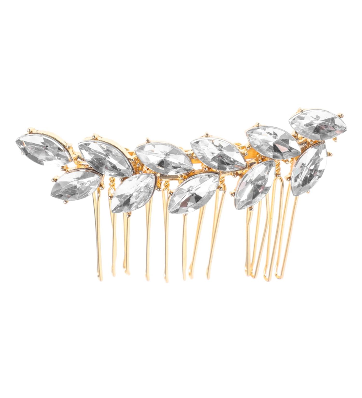 PLAFOPE Fashionable Diamond Hair Accessories Hair Comb Clip Hair Combs Hair Accessories for Women Bridal Hair Accessories Bridal Hair Clip Hair Comb for Thin Hair Sparkly Hair Clip - Buy Online on GoSupps.com