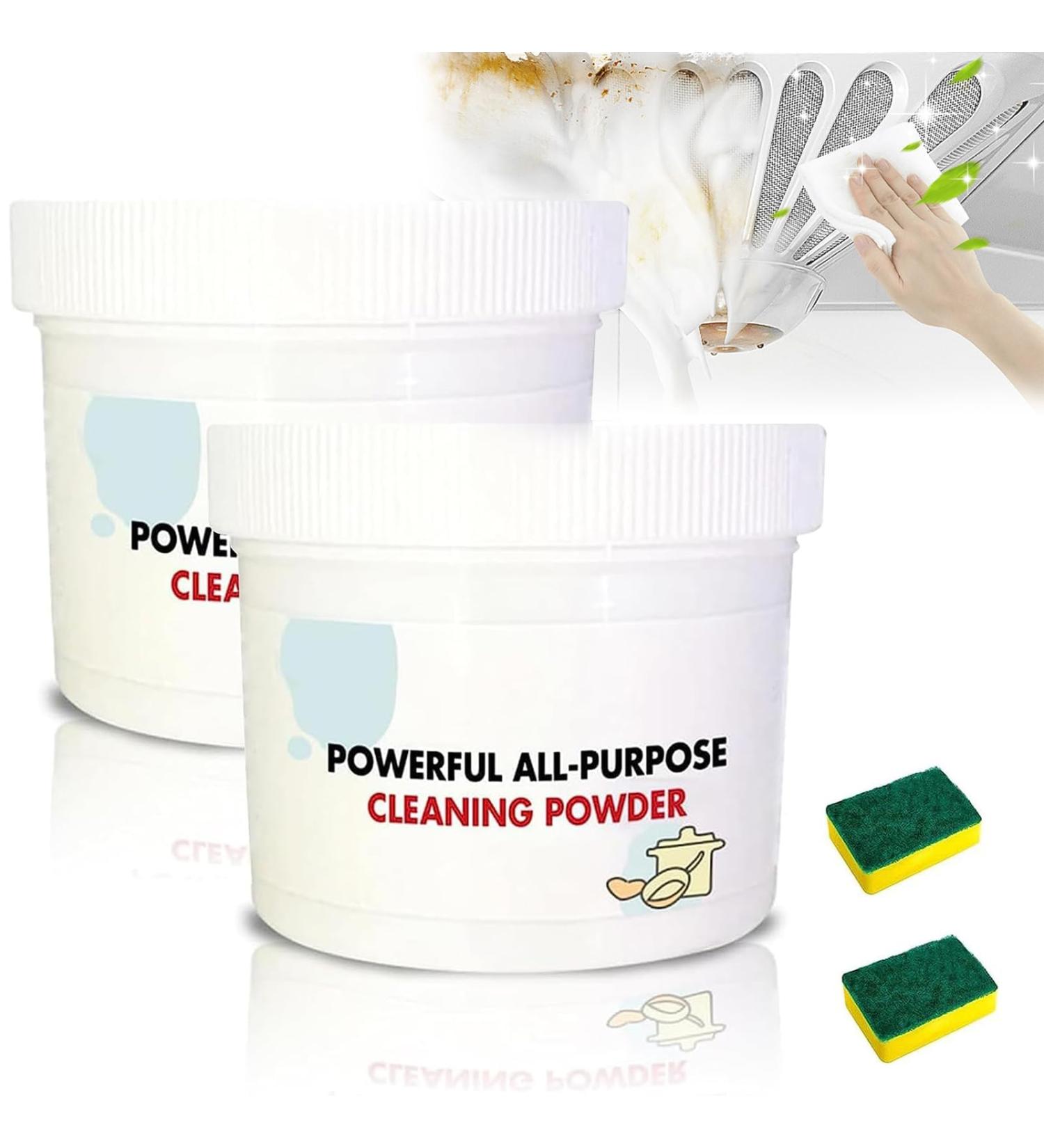 Powerful Kitchen all Purpose Powder Cleaner Pousbo Kitchen Cleaning Powder for Grease Kitchenware Stubborn Stains Cleaner Foam Rust Remover Kitchen Cleaner (BB) - Buy Online on GoSupps.com