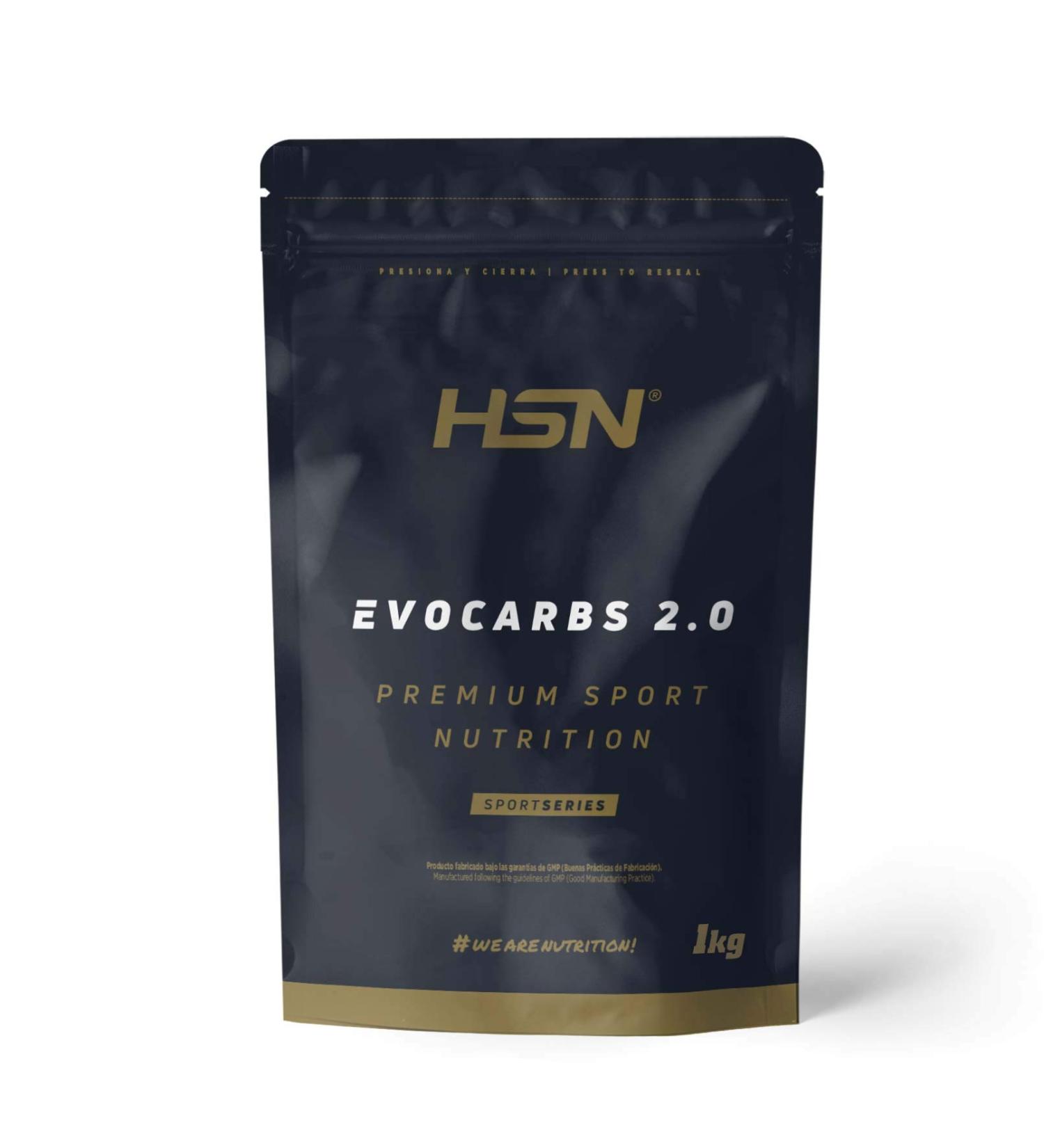  HSN HSN Carbohydrates (Maltodextrin dextrose fructose) and mineral salts Evocarbs 2.0 Neutral 1 kg Isotonic drink powder with e - Buy Online on GoSupps.com