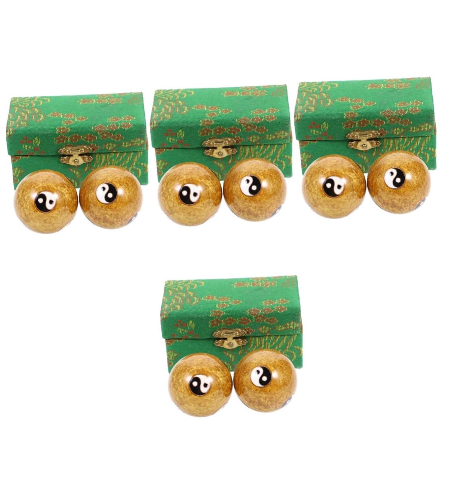 Gleavi 8 STK Massage Globe Football Balls - Metal Stress Ball Roller Tool for Fitness & Gymnastics - Buy Online on GoSupps.com