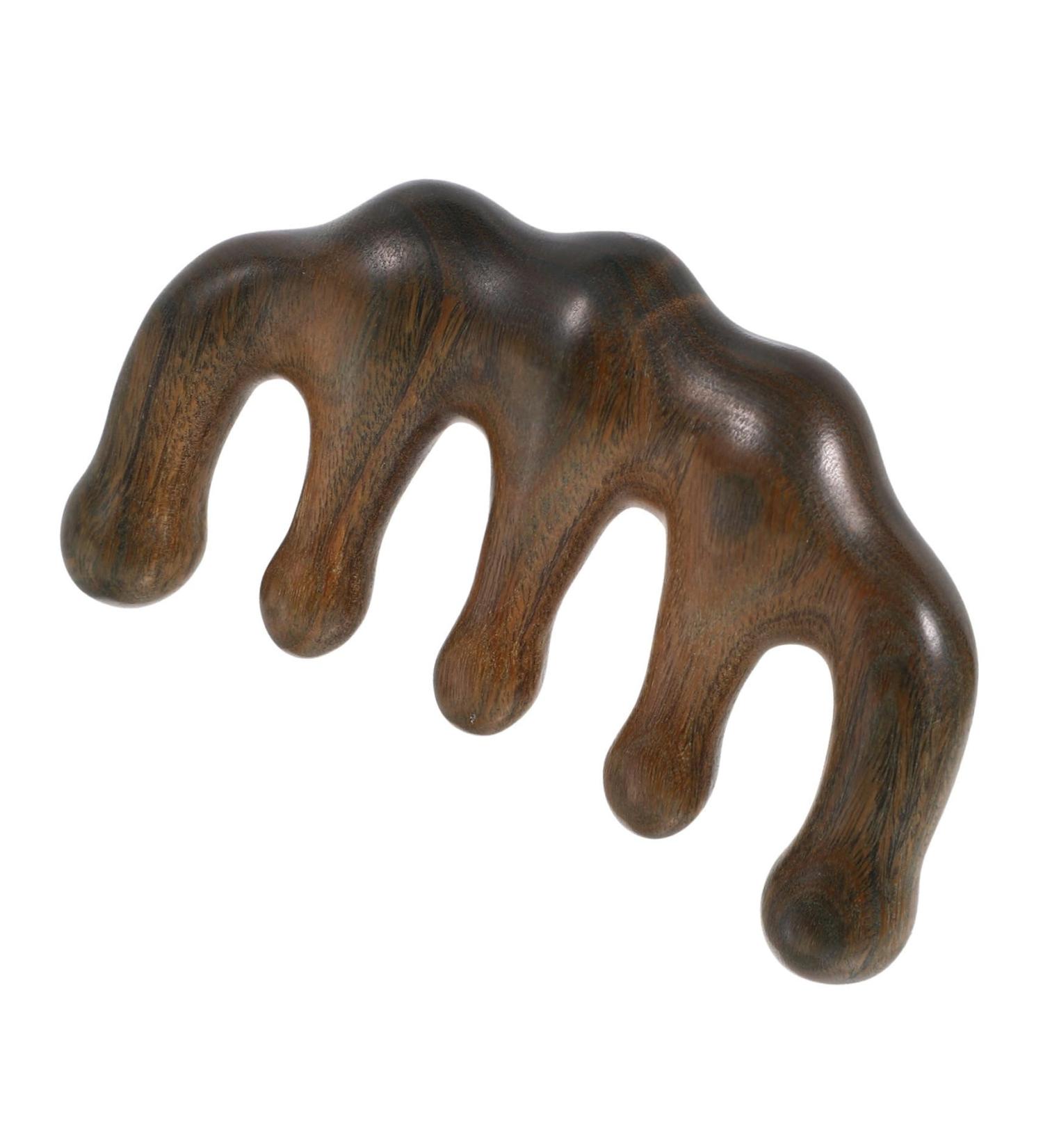 Buy Marmerdo Sandalwood Comb - Wide Dentures Pocket Comb & Gua Sha Kamm for Scalp Massage | Creative Massage Tools & Large Tooth Wooden Comb - Buy Online on GoSupps.com