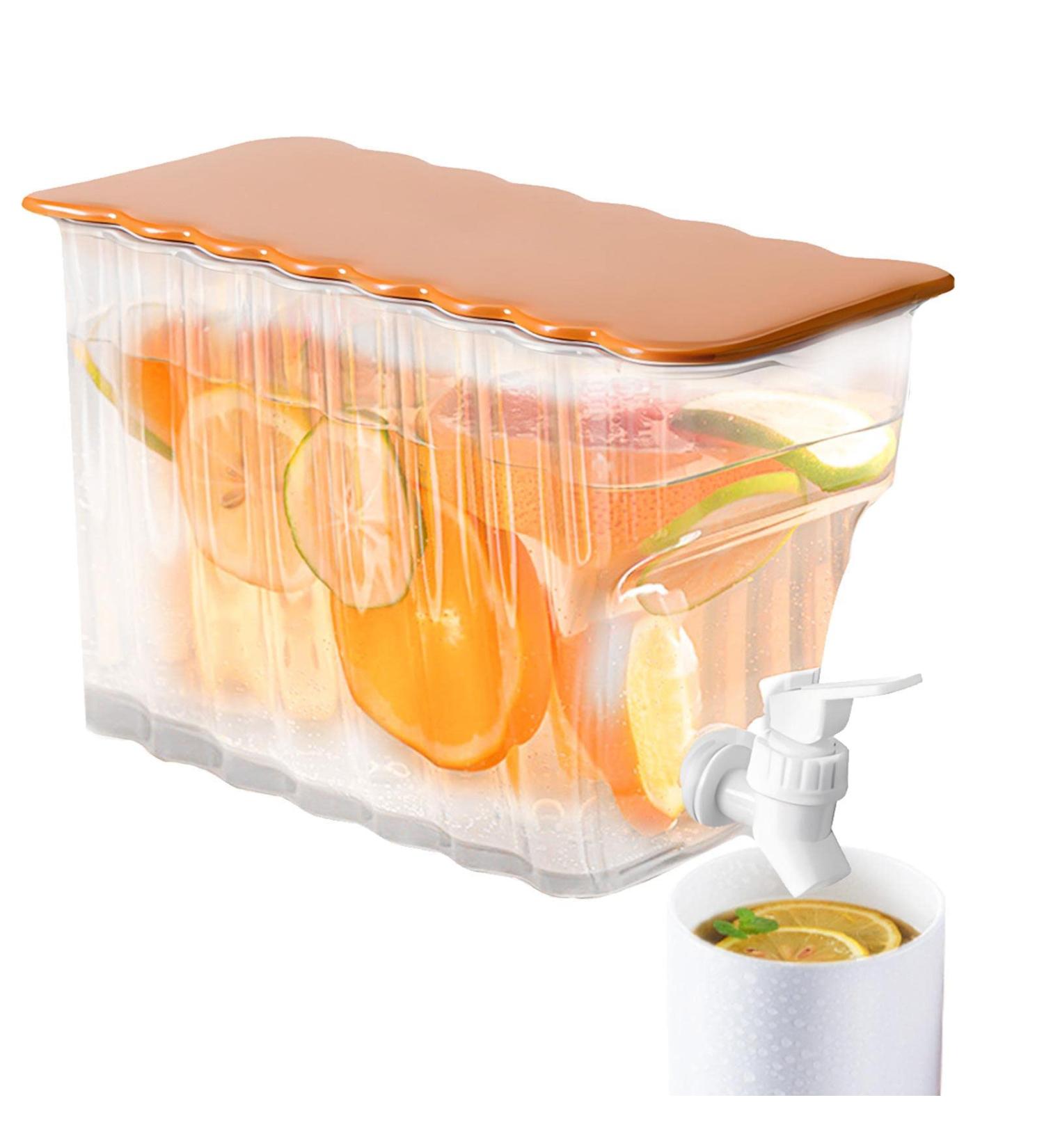 Cold Kettle with Faucet - Juice Dispensers for Parties Cold Kettle with Faucet in Refrigerator Leak-Proof Water Container for Iced Tea Juice Cola Lemonade 3.6L Nicything White - Buy Online on GoSupps.com