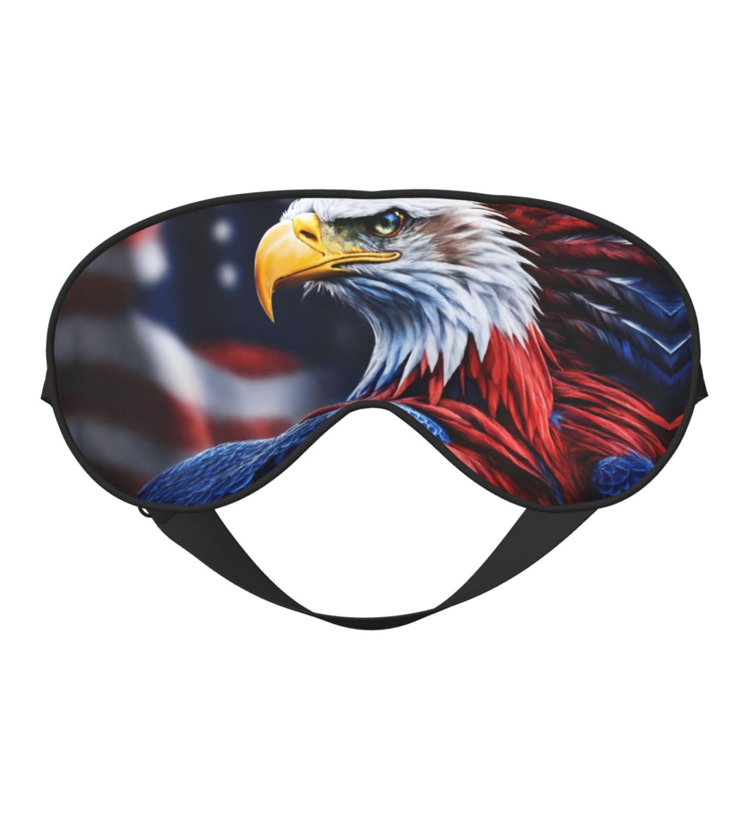 SSIMOO American Bald Eagle Eye Mask Double-Sided Soft & Light Blocking for Enhanced Sleep Quality - Buy Online on GoSupps.com