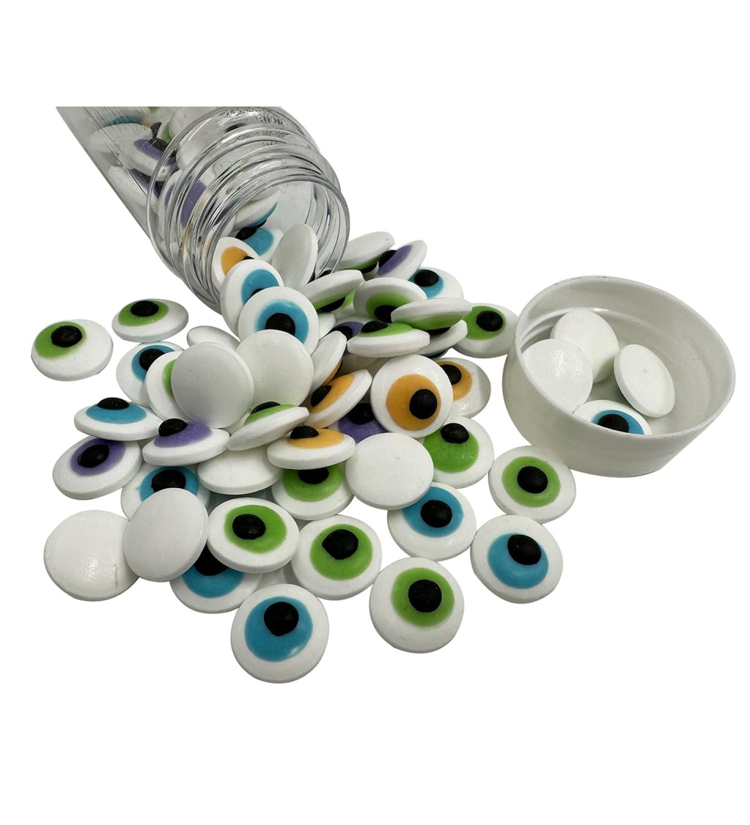 Edible Candy Eyeballs Sprinkles | Cake Cupcake Toppers | Cookie Decorations | Dessert Sprinkle | Sweet Personalities Candy Sprinkles for Halloween Christmas Daily Cake Decorating (Colorful) - Buy Online on GoSupps.com