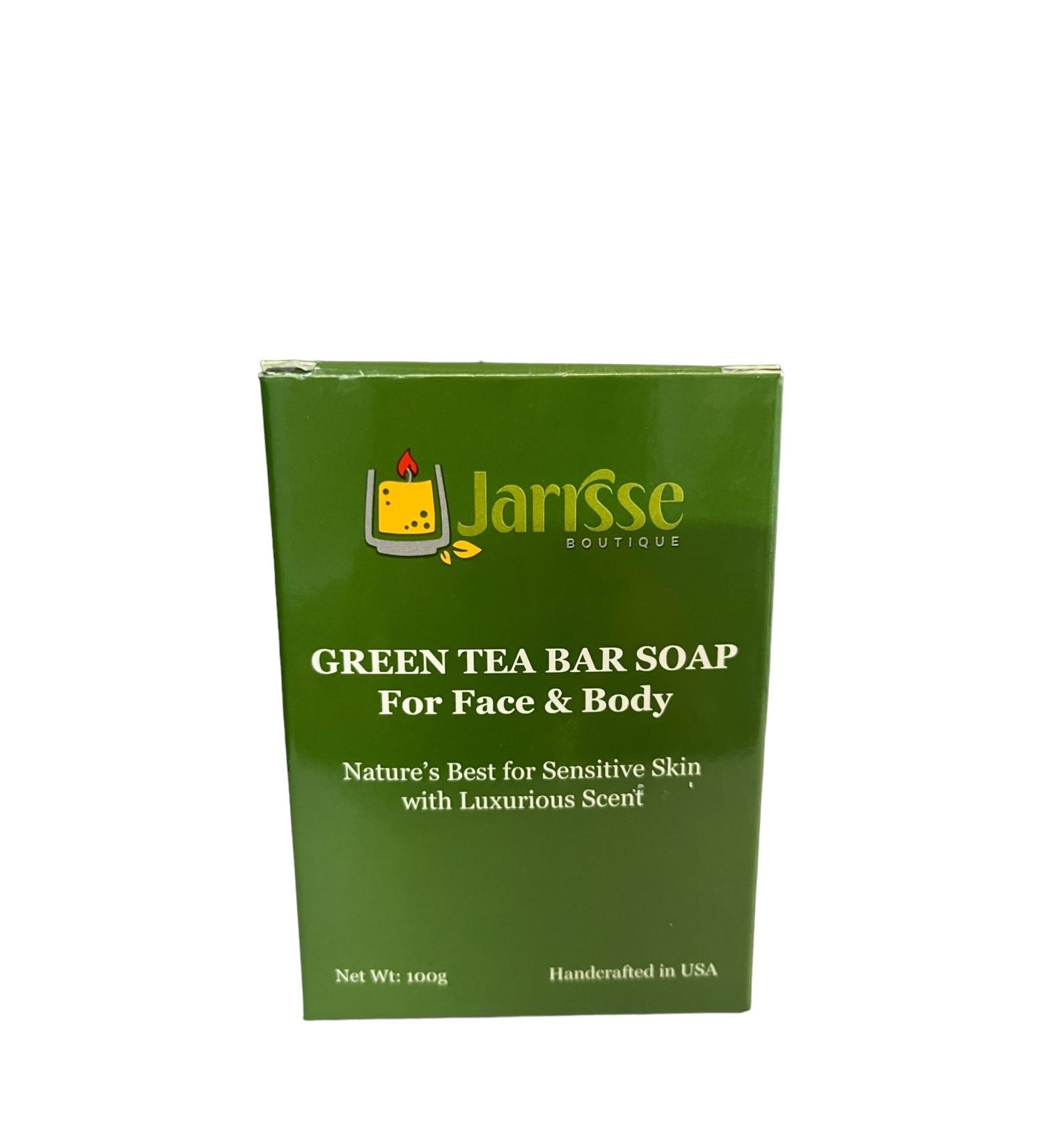 Natural Green Tea Bar Soap - Pure Organic & Eco-Friendly | International Shipping Available - Buy Online on GoSupps.com