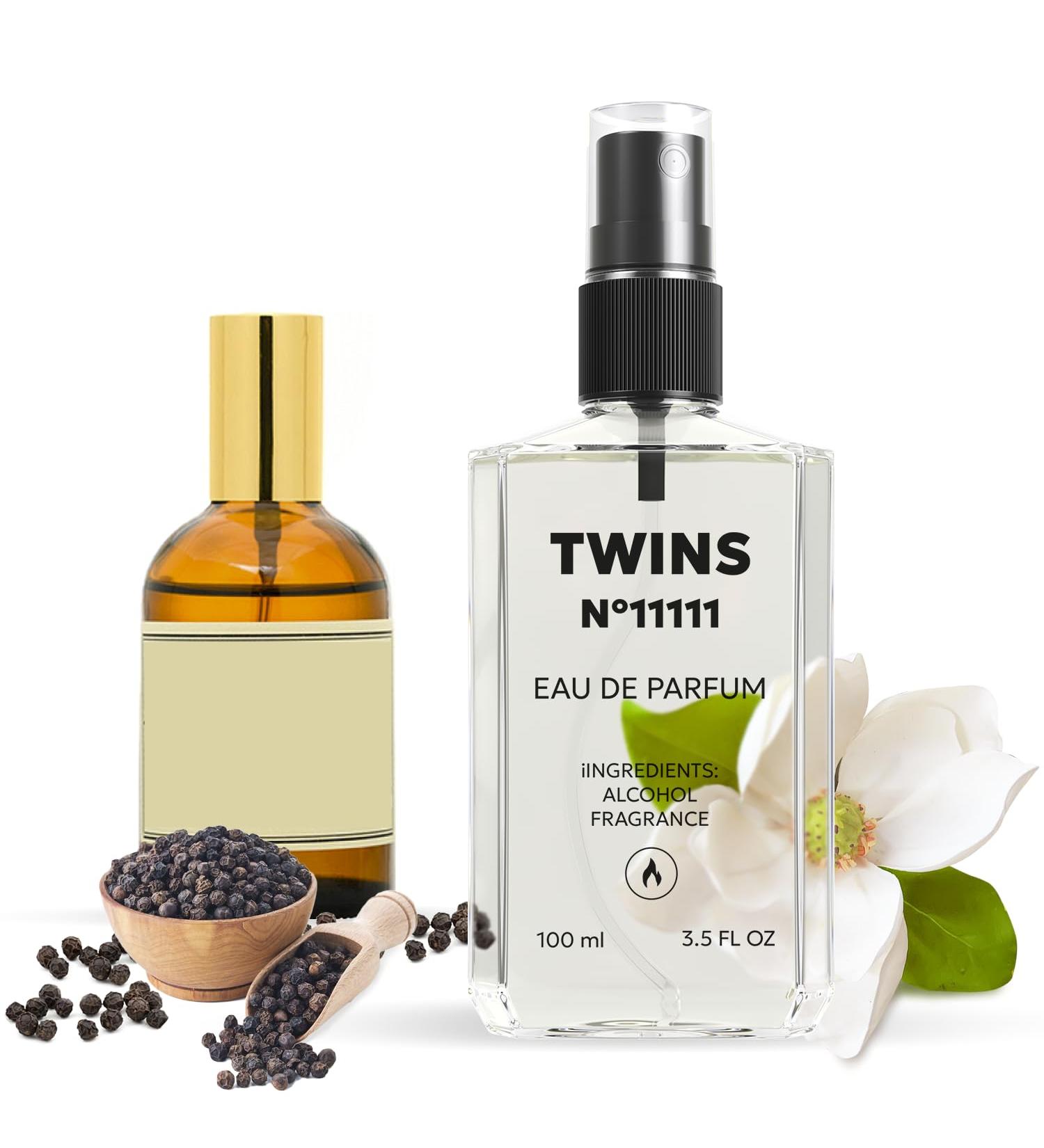 TWINS Impression of Black Pep | Unisex Perfume for Women and Men Eau de Parfum | No.11111 | 3.4 Fl Oz / 100 ml Z & R Black Pep & Amber Neroli Impression - Buy Online on GoSupps.com