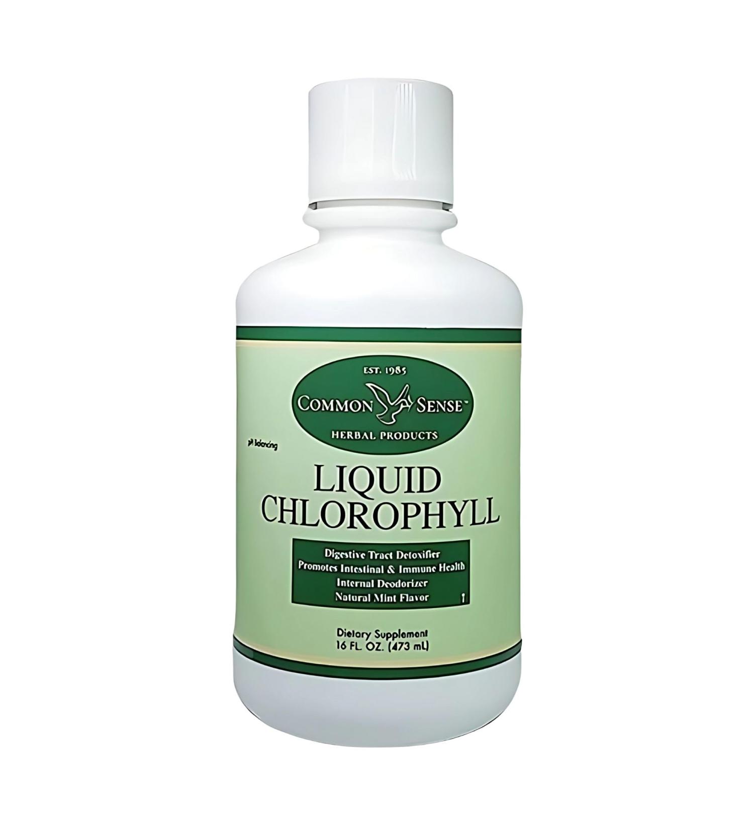 Liquid Chlorophyll 16oz. | Natural Mint Flavor | Immune Health | Intestinal Support - Buy Online on GoSupps.com