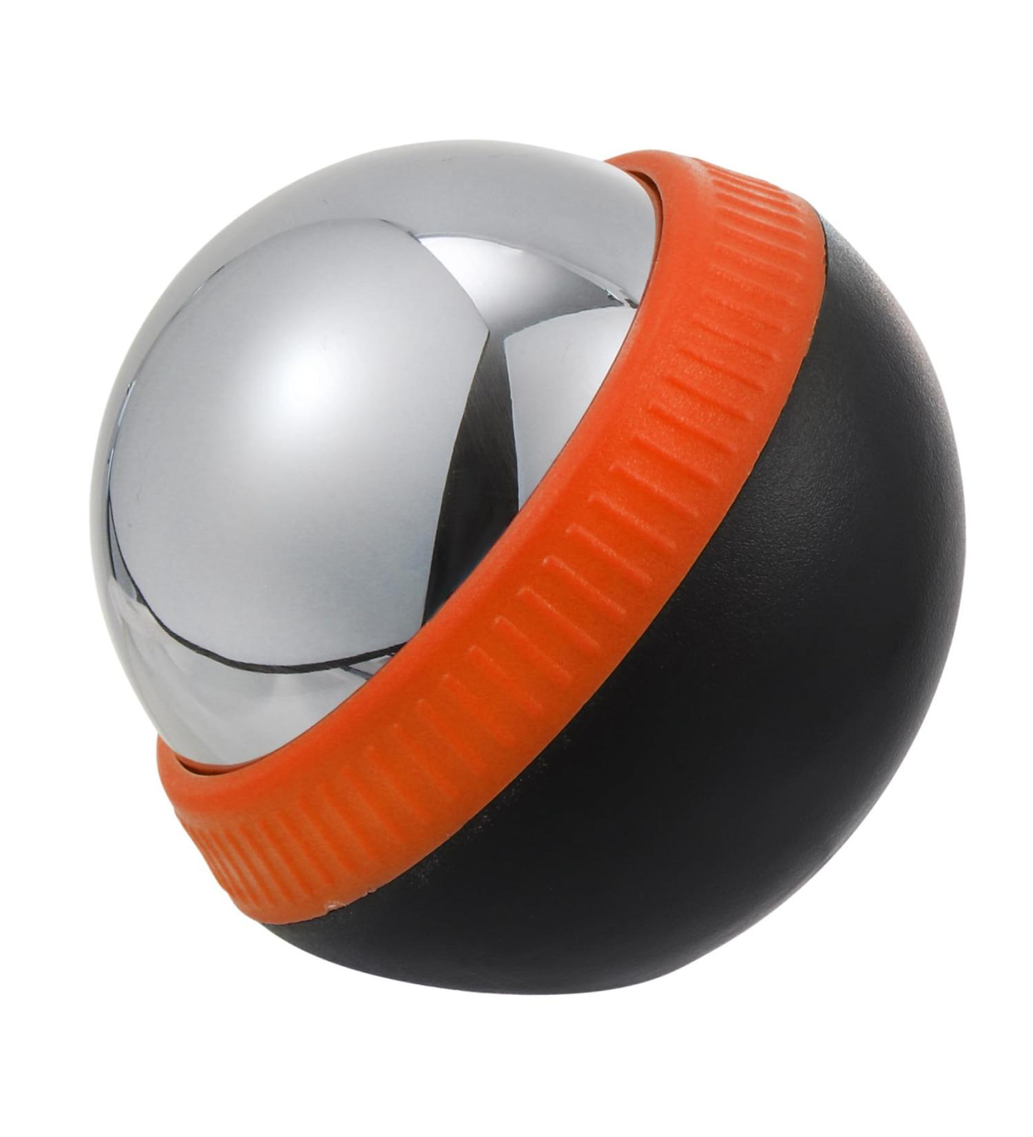 Lurrose Stainless Steel Massage Ball - Face & Foot Massager Hot & Cold Roller for Muscle Relief - 8.3x7.5x7cm - Buy Online on GoSupps.com