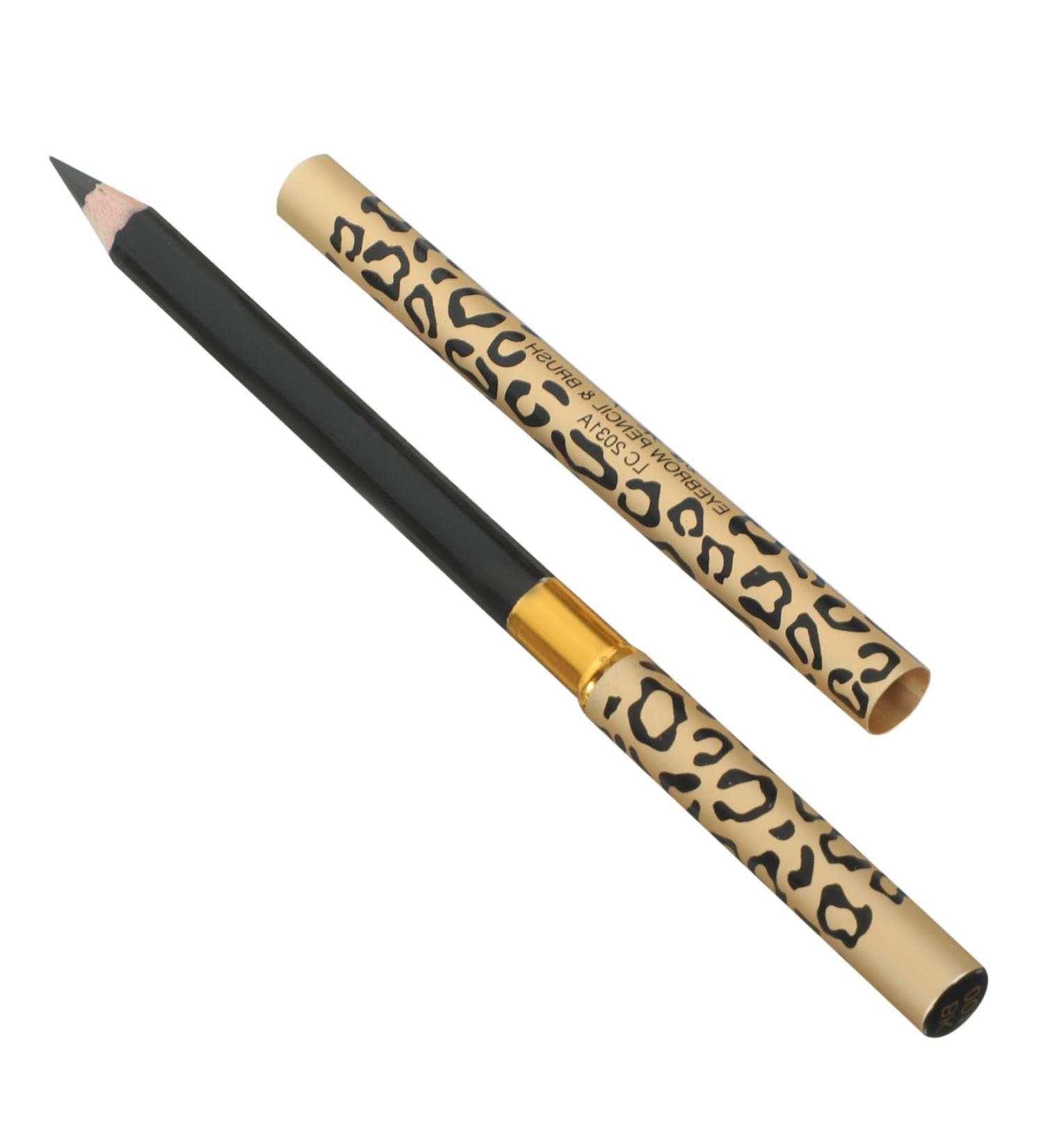 VINTORKY 2pcs Double Head Eyebrow Pencil Eyebrow Filler Microblading Eyebrow Pen Highlighter Gel Black 1 count (Pack of 1) Black - Buy Online on GoSupps.com