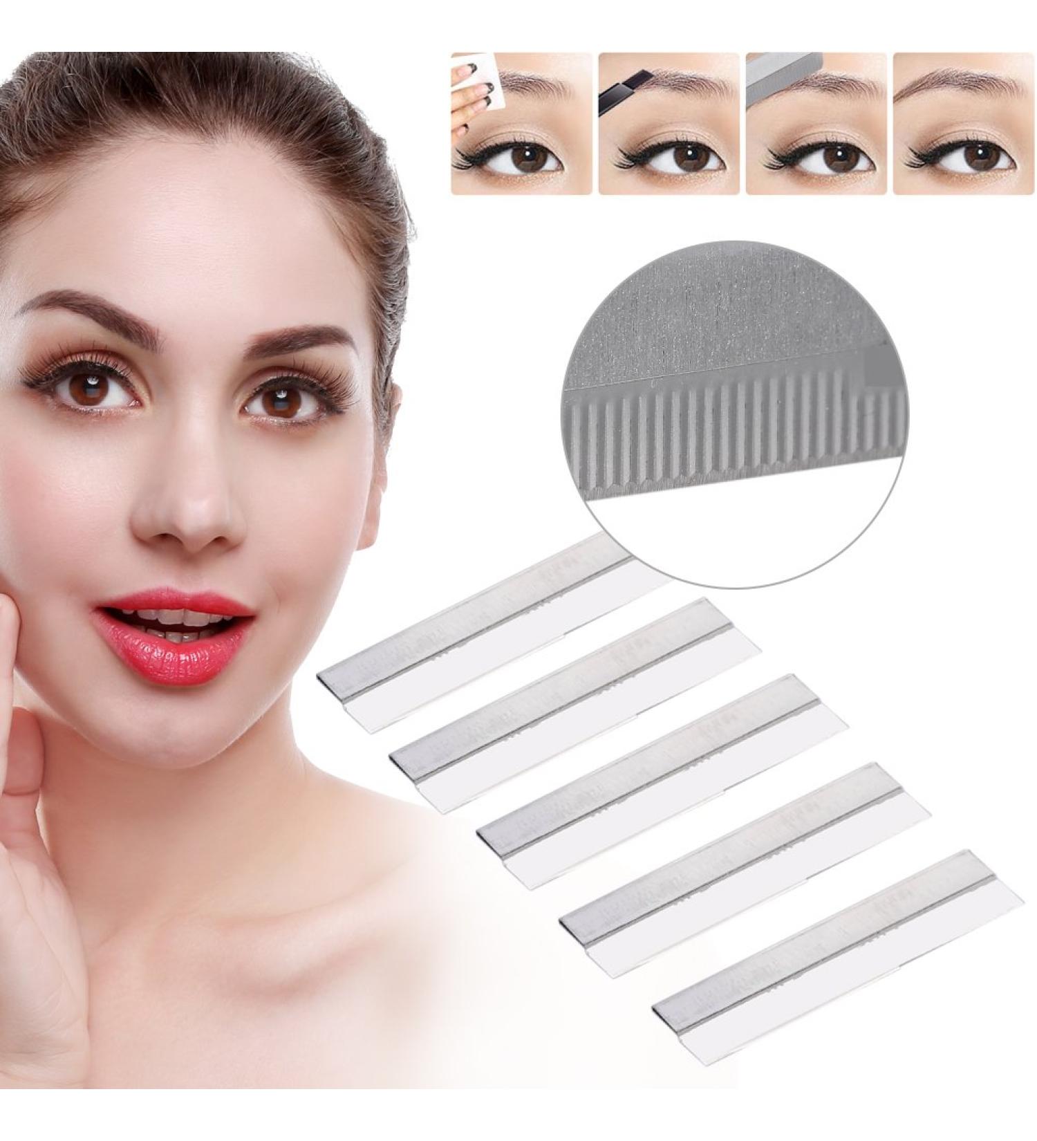 100 Parts Set Women's Eyebrow Blade Trimmer - Disposable Razor & Facial Hair Remover - Buy Online on GoSupps.com
