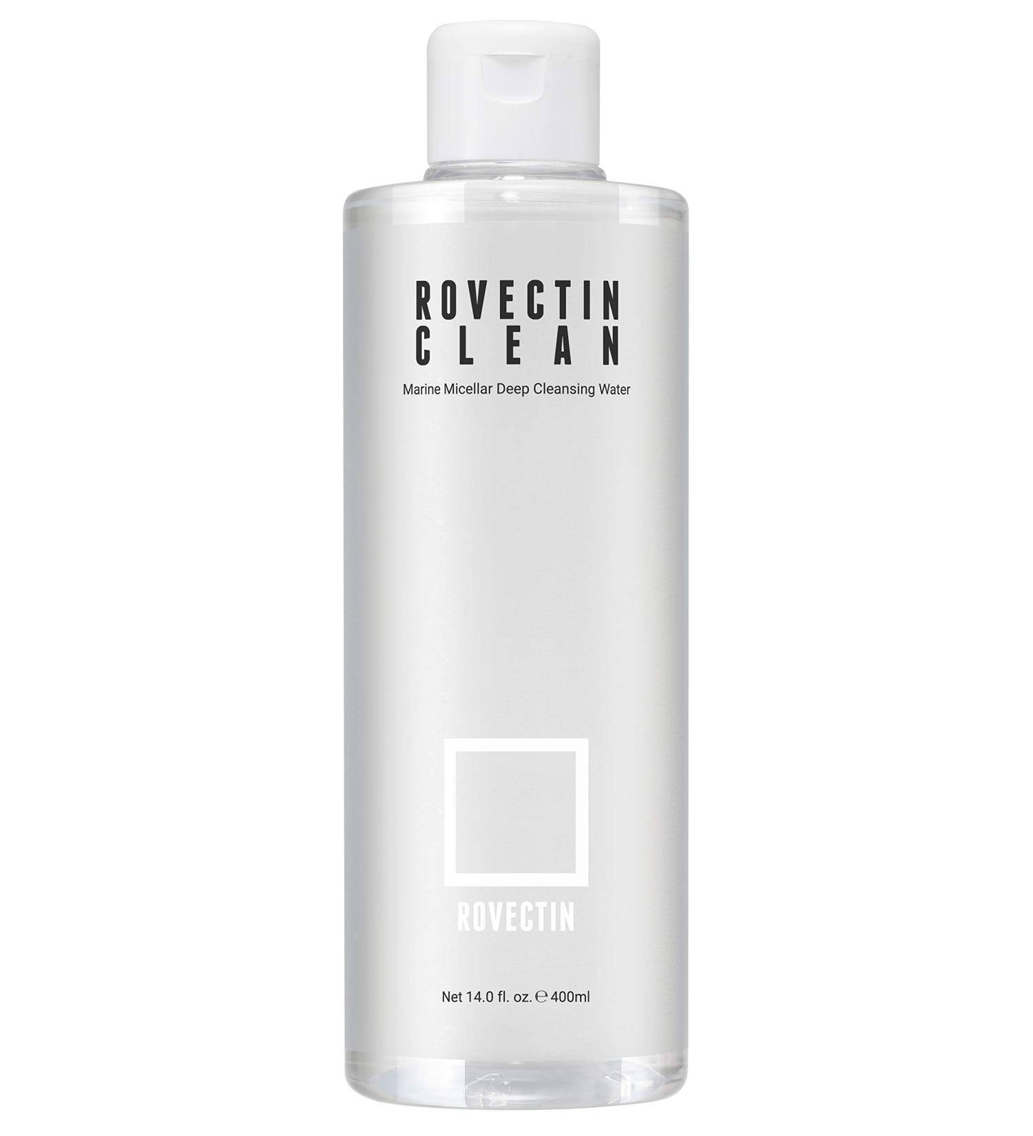 ROVECTIN Clean Marine Micellar Deep Cleansing Water 400ml - Hyaluronic Acid & Marine Plants from Jeju Island - Buy Online on GoSupps.com