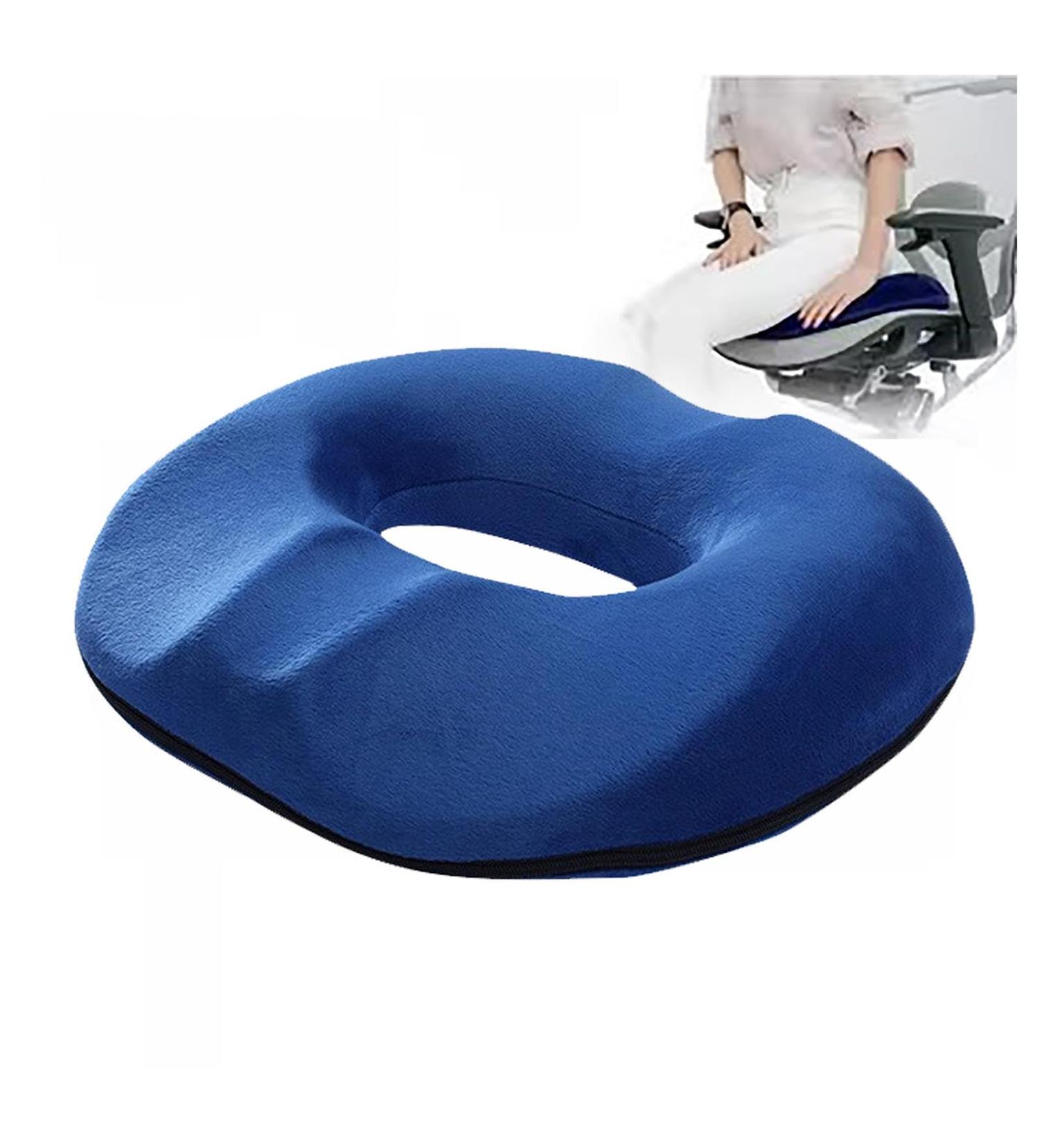 Pressure Relief Seat Cushion Tailbone Cushions for Pressure Relief Premium Memory Foam Washable Memory Foam Car Seat Cushion for Tailbone Pain Back Pain Relief Blue - Buy Online on GoSupps.com
