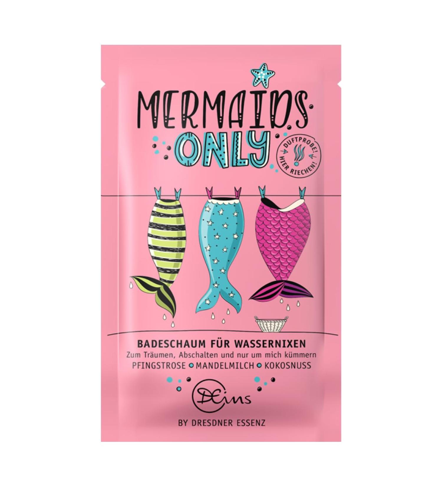 Dresdner Essenz Mermaids Only Bath Foam for Water Nix - Relaxing and Sensual Bath with Orange and Juniper Berry Oil - Relaxing Almond Oil and Sunflower Oil for - Buy Online on GoSupps.com