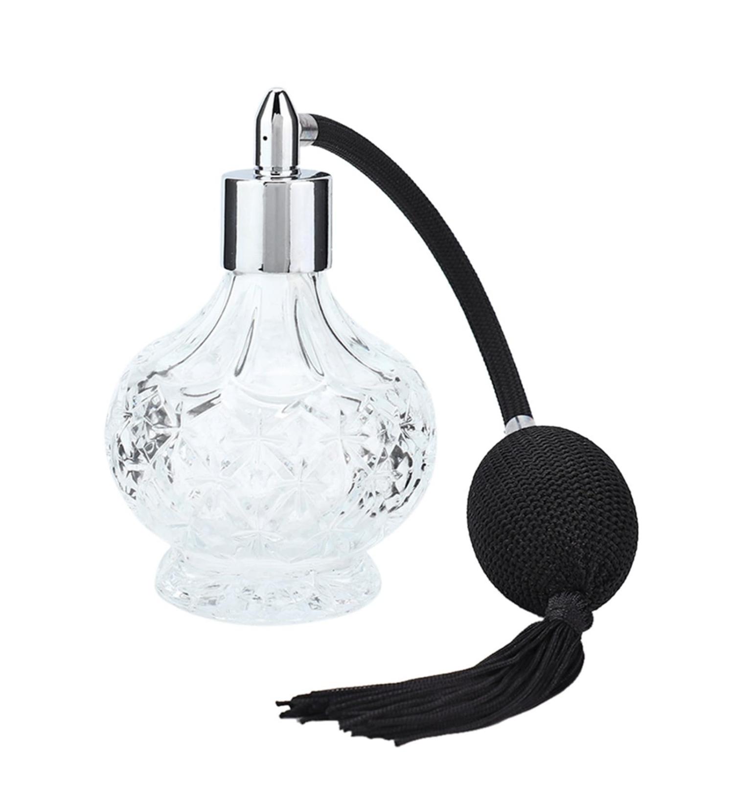 Perfume Bottle Retro Glass Crystal Refillable Tassel Empty Spray Bottle Atomizer 80ml Vintage Perfume Spray Bottle with Long Tassel for Perfumes - Buy Online on GoSupps.com