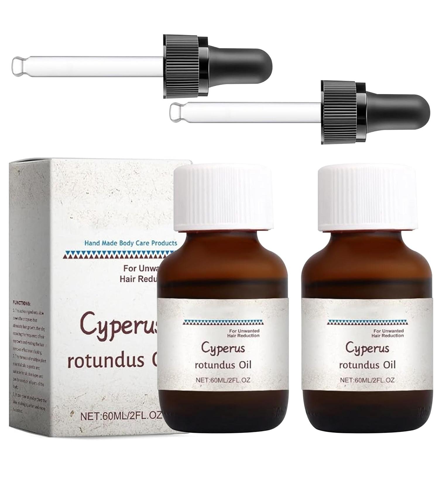 Cyperus Rotundus Oil 4 Fl.oz Cyperus Rotundus Oil For Hair Removal Natural Cyprus Oil with Dropper Reducing Body Hair Growth Smooth Skin & Hair Removal Ideal for All Skin Types (2 Pcs) 2 Fl Oz (Pack of 2) - Buy Online on GoSupps.com