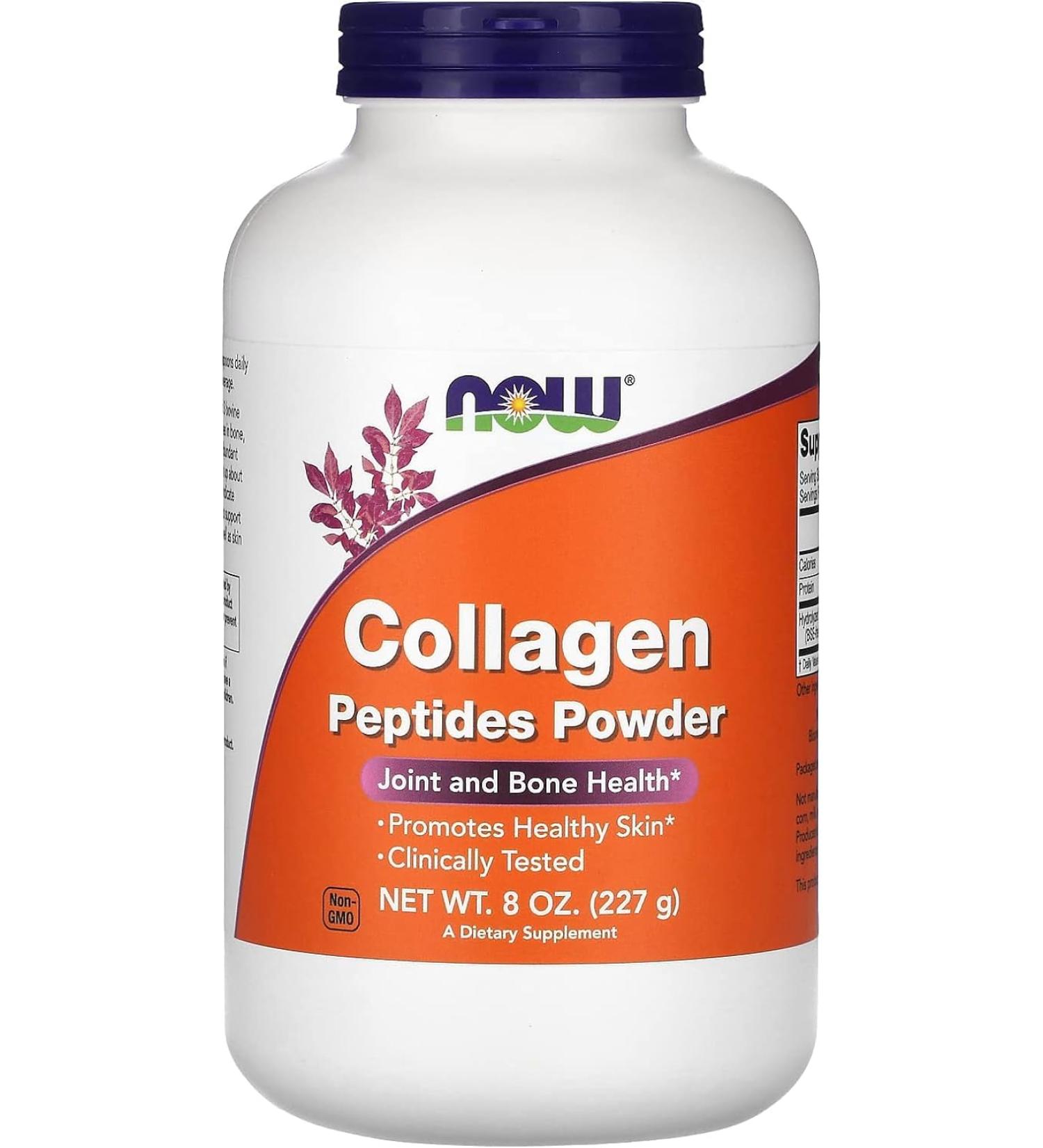 Tudor TUDOR Now Foods Clinically Tested Collagen Peptides Powder for Joint and Bone Health 8oz