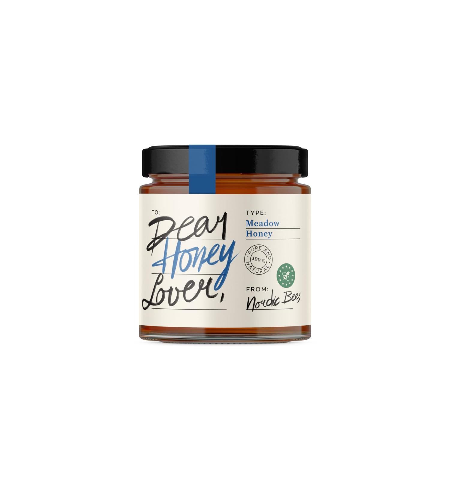 Meadow Honey by Nordic Bees 250ml Jar Lithuanian Wildflower Flavor