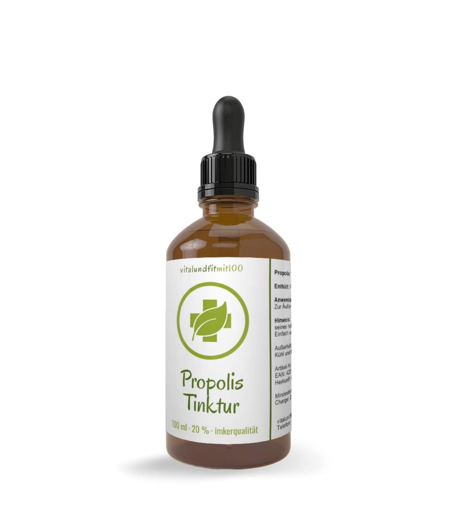 100 ml Propolis Tincture 20% - Pure & Natural Beekeeping Quality with 7.5% Flavonoids - International Shipping - Buy Online on GoSupps.com