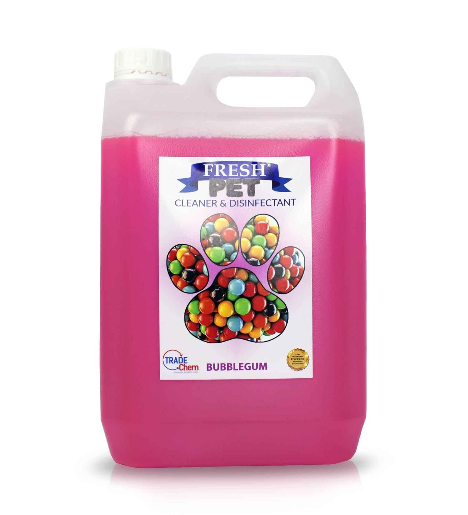 Fresh Pet Kennel/Cattery Disinfectant and Deodoriser - 5L (BUBBLEGUM) - Buy Online on GoSupps.com