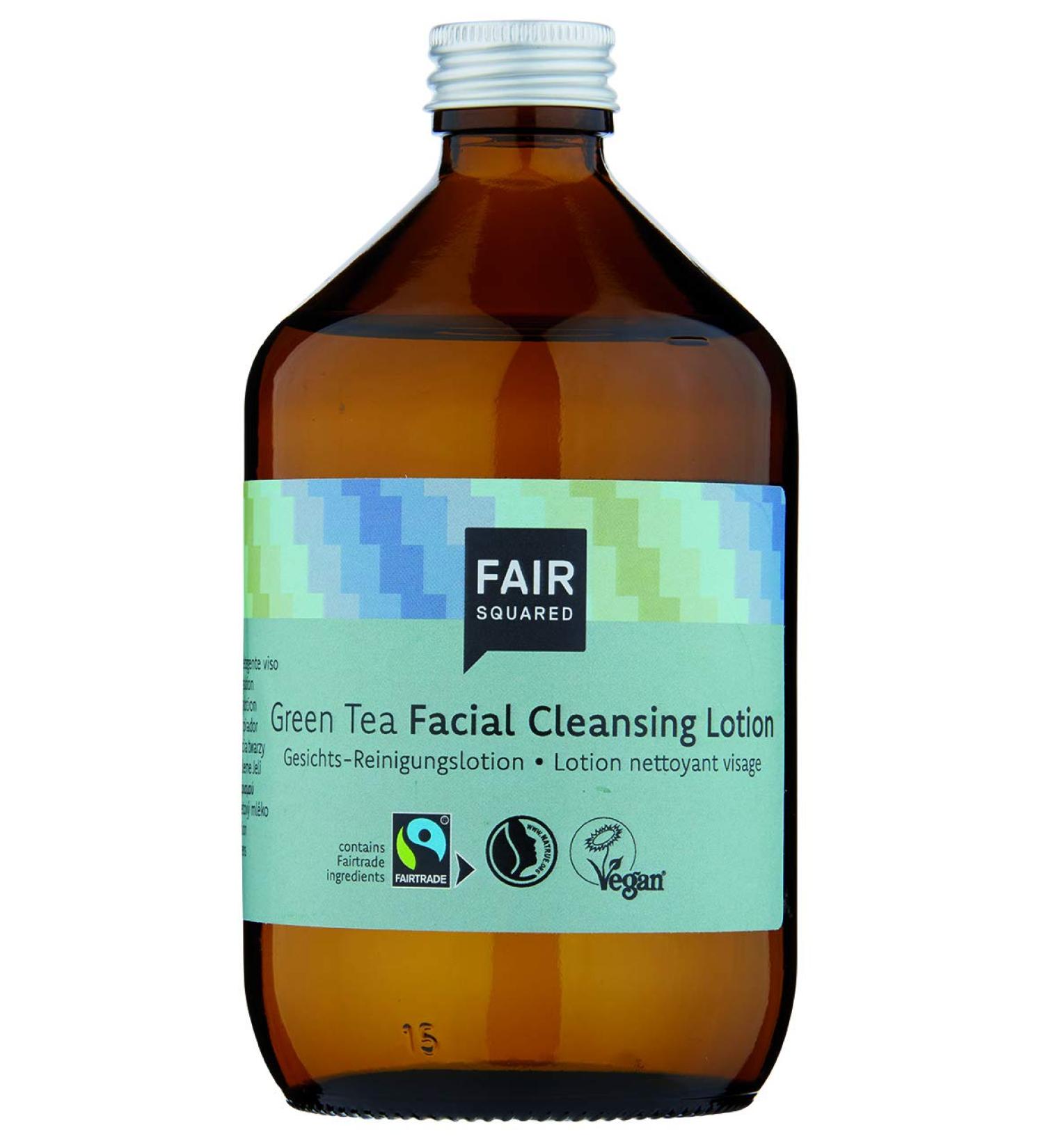 FAIR SQUARED Facial Cleansing Lotion 500 ml Cleansing Milk any skin vegan natural cosmetics Zero Waste