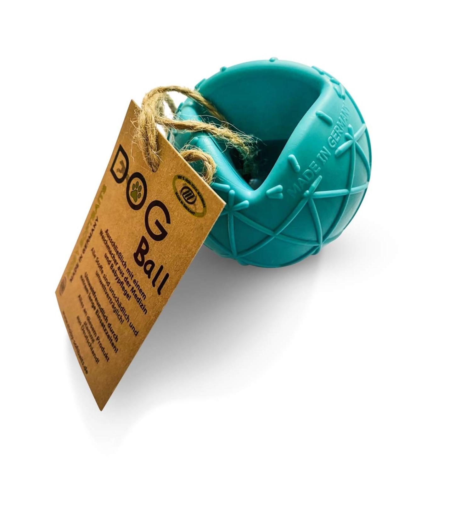 Lasama Moby Dog Ball - Non-Toxic Eco-Friendly Dog Toy (Turquoise) - Safe Play for Your Pet - Buy Online on GoSupps.com