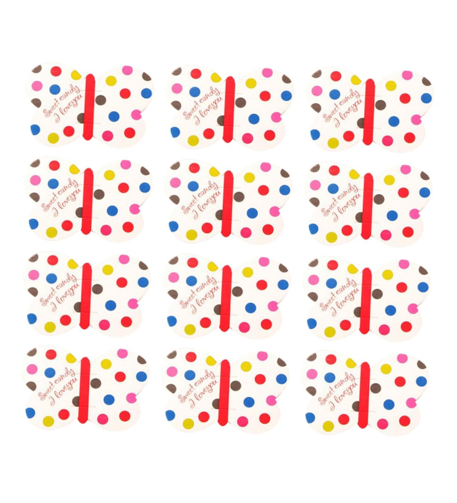 Zerodeko Kids' Party Supplies 100pcs Lollipop Decoration Packaging Decoration Card Lollipop Card Message for Lollipop Cartoon Decorative Card Kids Party Supplies - Buy Online on GoSupps.com