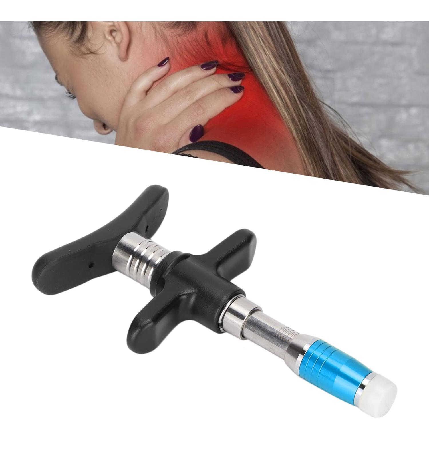 Portable Chiropractic Adjustment Tool - 10 Steps Scoliosis Adjuster & Spine Massage Device for Muscle Relaxation (Blue) - International Shipping Available - Buy Online on GoSupps.com