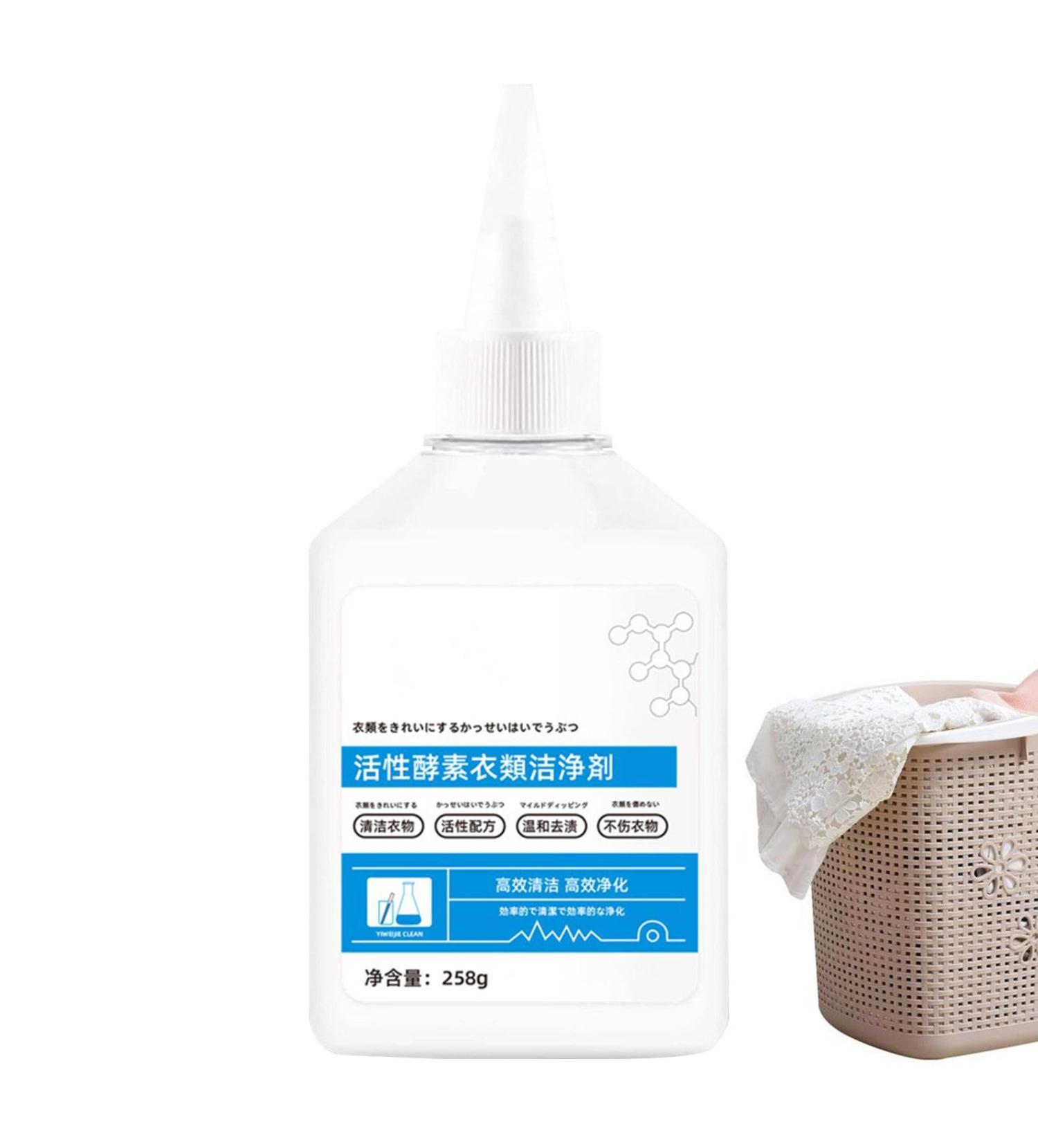 Active Clothes Washing Agent 258g Anti-Yellowing Shirt Cleaner for Oil and Spot Stains White Shirt Laundry Supplies for T-Shirts Pants Tank Tops. Blouses Fulenyi - Buy Online on GoSupps.com