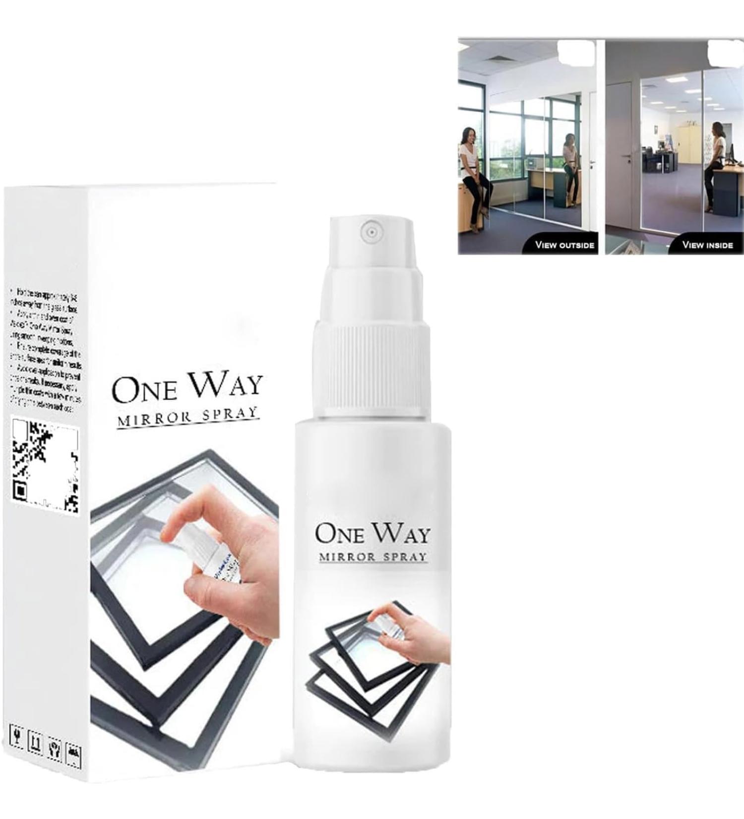 Nano Coating One Way Mirror Spray for Window Achieve The Effect Of A One-Way Mirror By Applying A Special Coating On Glass Surface For Privacy Protection (1pcs) - Buy Online on GoSupps.com