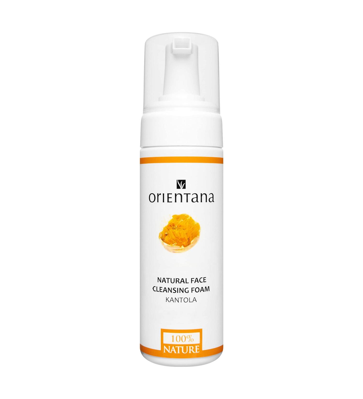 Orientana - Natural Face & Eyes Cleansing Foam Kantola | 99.5% Natural Vegan Makeup Removal | Gently Cleanses | Moisturizing & Regenerating Effect | Nourishes & Smoothes Skin - 150 ml Aloe Vera - Buy Online on GoSupps.com