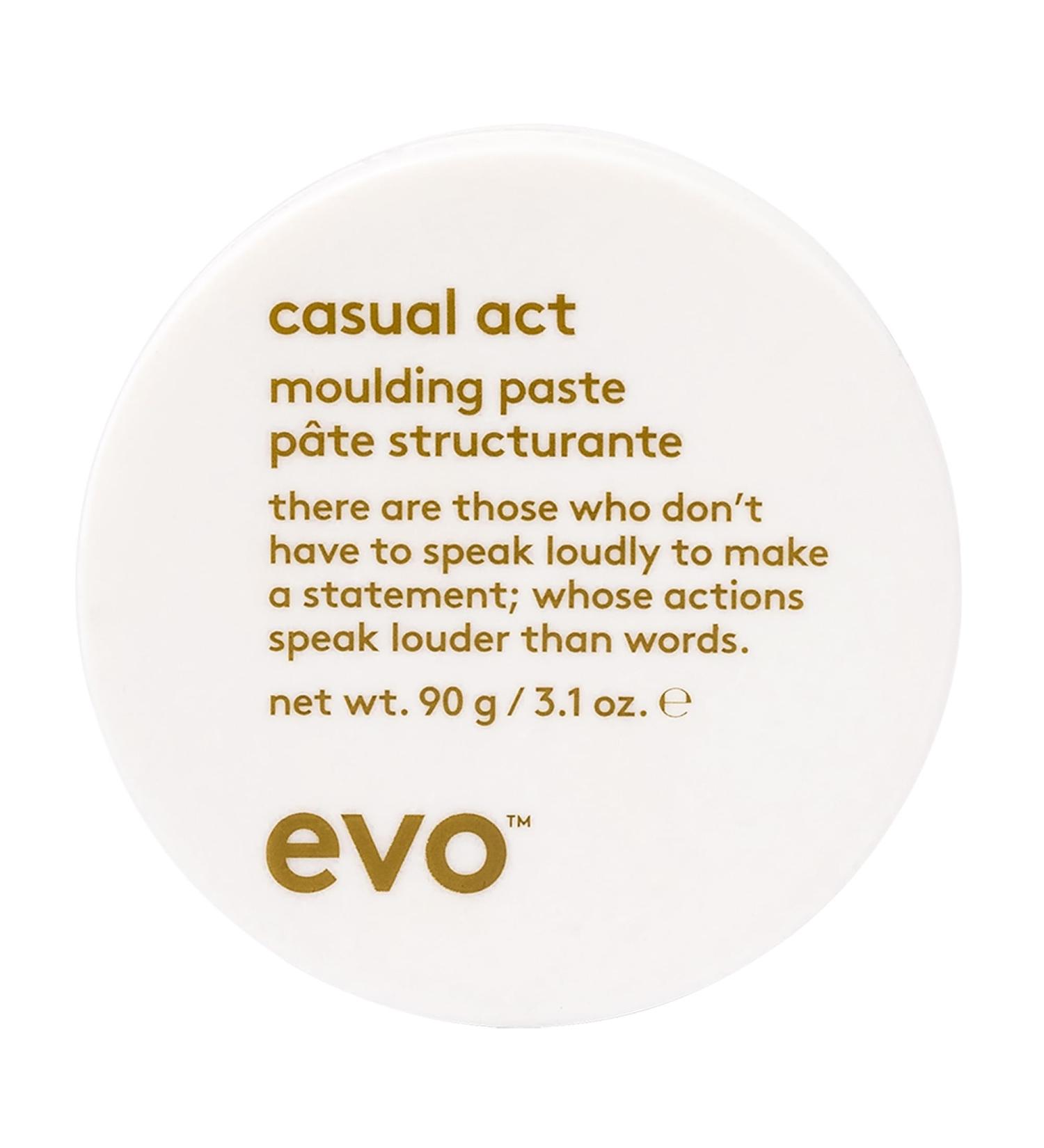 EVO Casual Act Moulding Whip - Light Firm Hold Styling Paste for All Hair Types | Improves Hair Texture - International Shipping Available - Buy Online on GoSupps.com