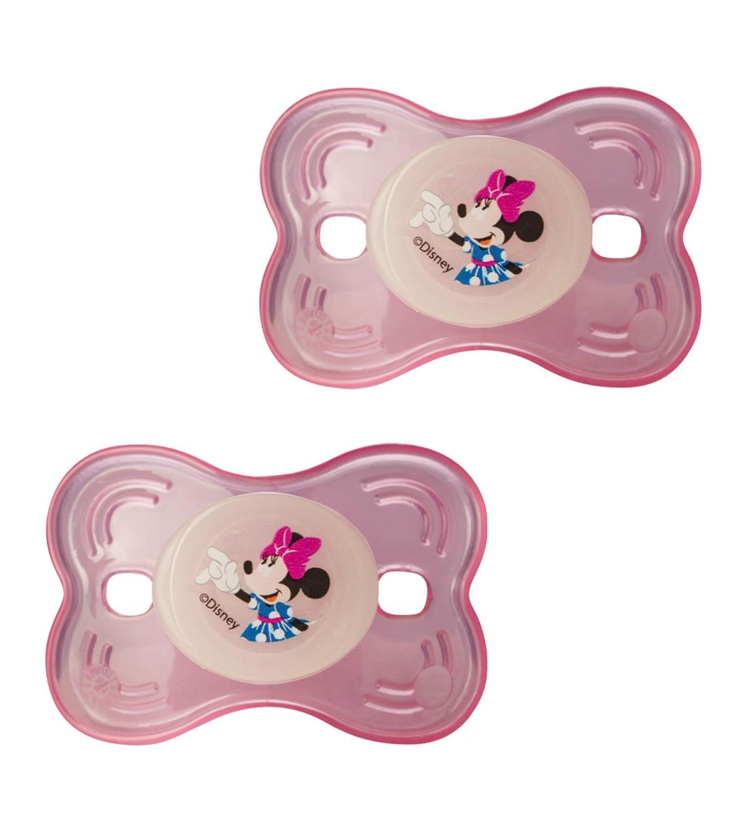 Buy BabyCalin ZEN261902 Pacifier Set - Mincie Pink Girl 2 Multi-Coloured Pieces for International Shipping - Buy Online on GoSupps.com