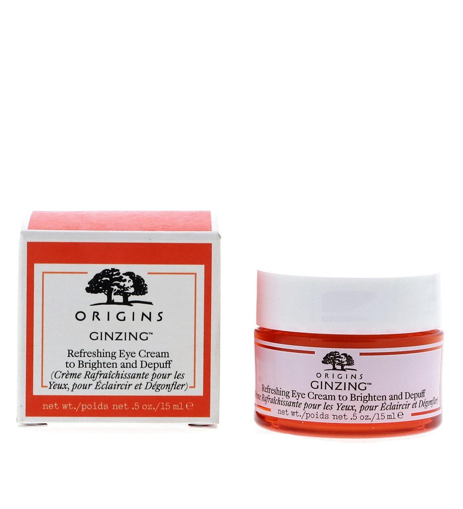 Origins Ginzing Eye Cream - Brightens, Depuffs, 15ml - 1 Count - Buy Online on GoSupps.com