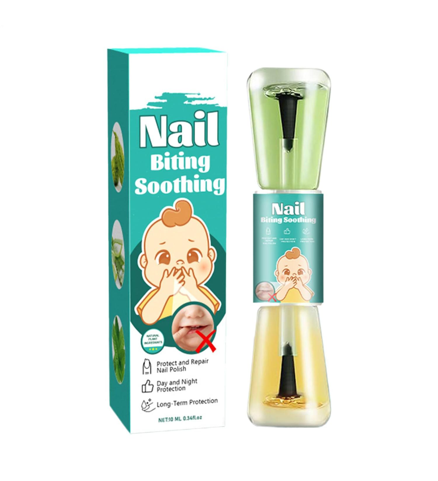 No Bite Nail Polish Fingernail Biter Stopper Natural Effective Solution Safe Ingredients Thumb Sucking Deterring Fingernails Care No Biting Prevention Pen - Buy Online on GoSupps.com