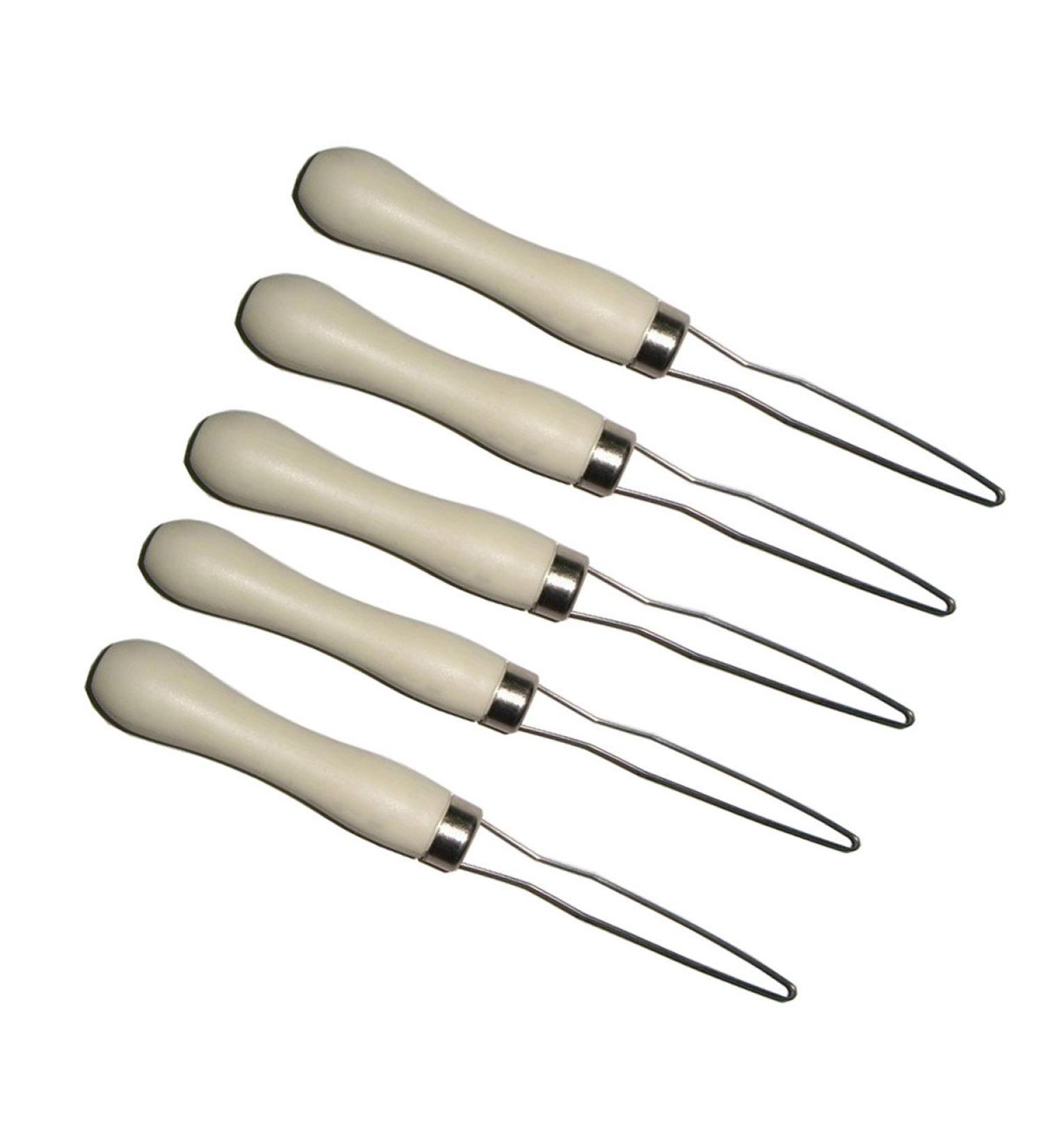Careor Button Hook Helpers - 5 Piece Zipper Pull Assist Tool for Limited Dexterity & Mobility - Beige - Buy Online on GoSupps.com