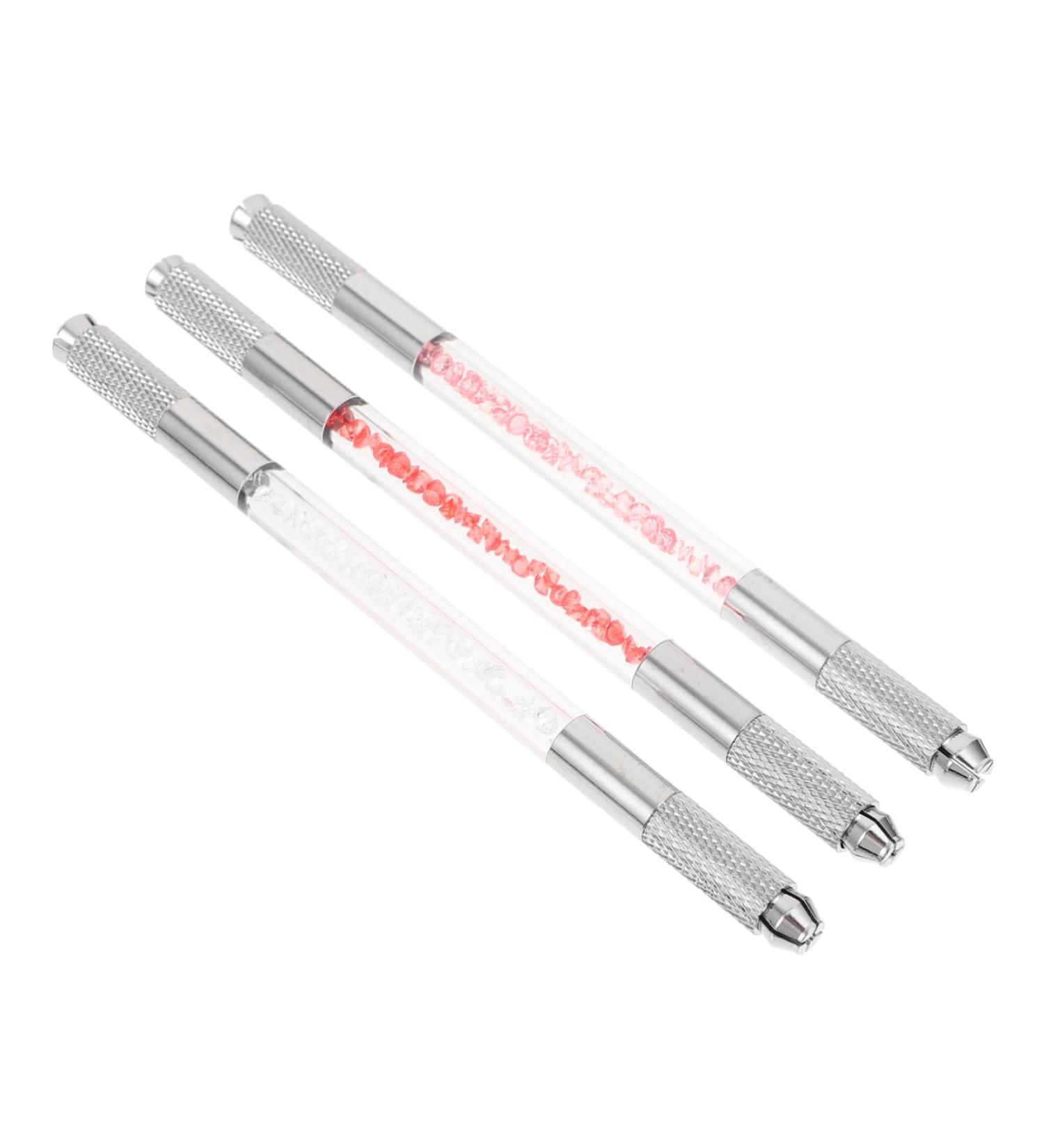 Beatifufu 3pcs Fruit Embroidery Pen Pen Microblading Needle Pen Makeup Tool Brow Pencil Plastic - Buy Online on GoSupps.com
