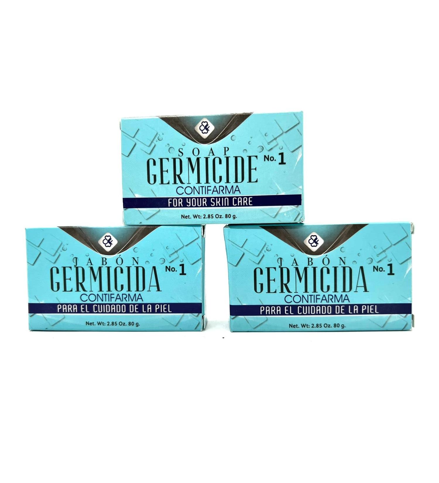 Jabon Germicida 1 PARA LAS AXILAS antibacterial. pie de atleta mal olor en las axilas impurezas en la piel (3 pack)