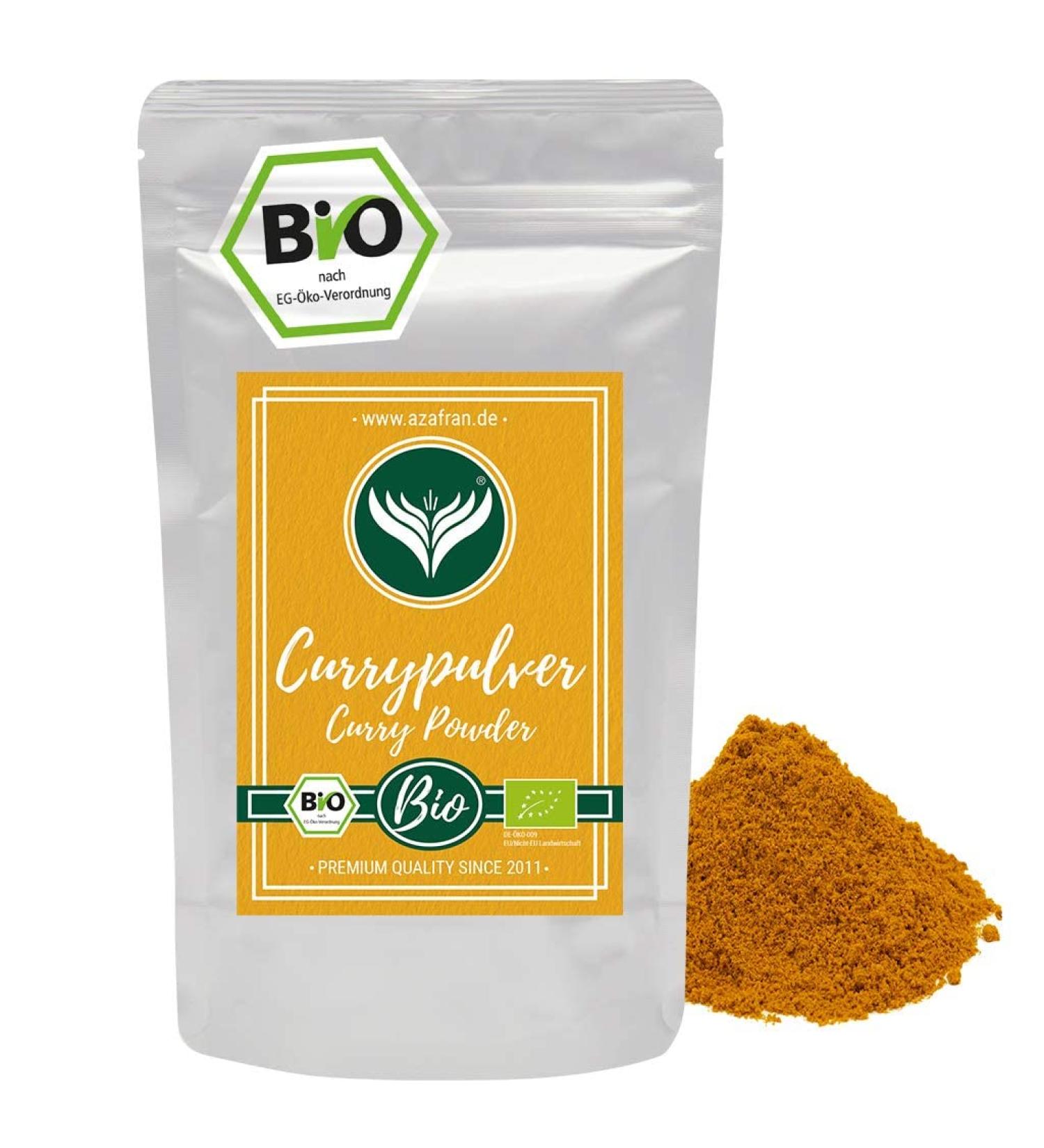 Buy Azafran ORGANIC Madras Curry Powder - Mild Indian Spice 250g | Authentic Flavor for International Shipping - Buy Online on GoSupps.com