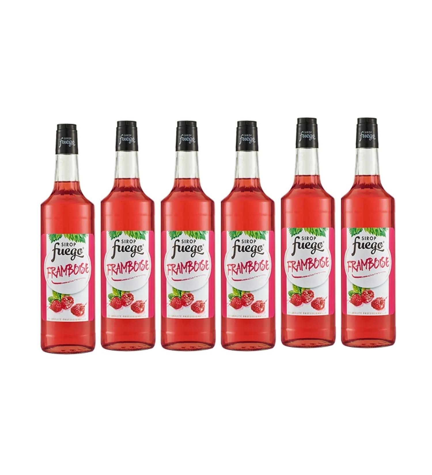 Fuego Raspberry Syrup - 6 x 1 L