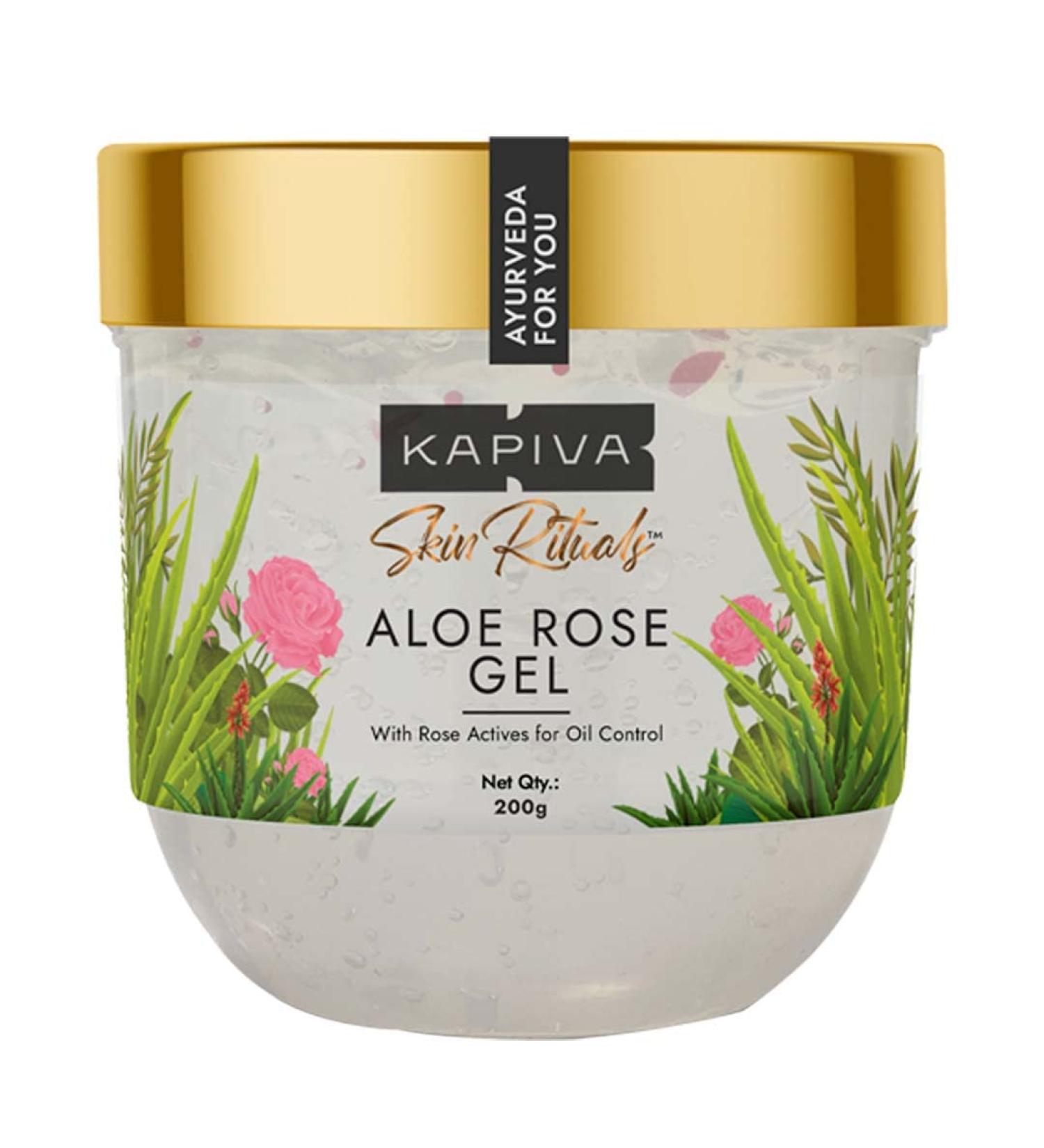 Skin Rituals Aloe Rose Gel 200g - Soothing After-Sun Relief & Hydration | Clinically Tested Ayurvedic Tan Minimiser - Buy Online on GoSupps.com