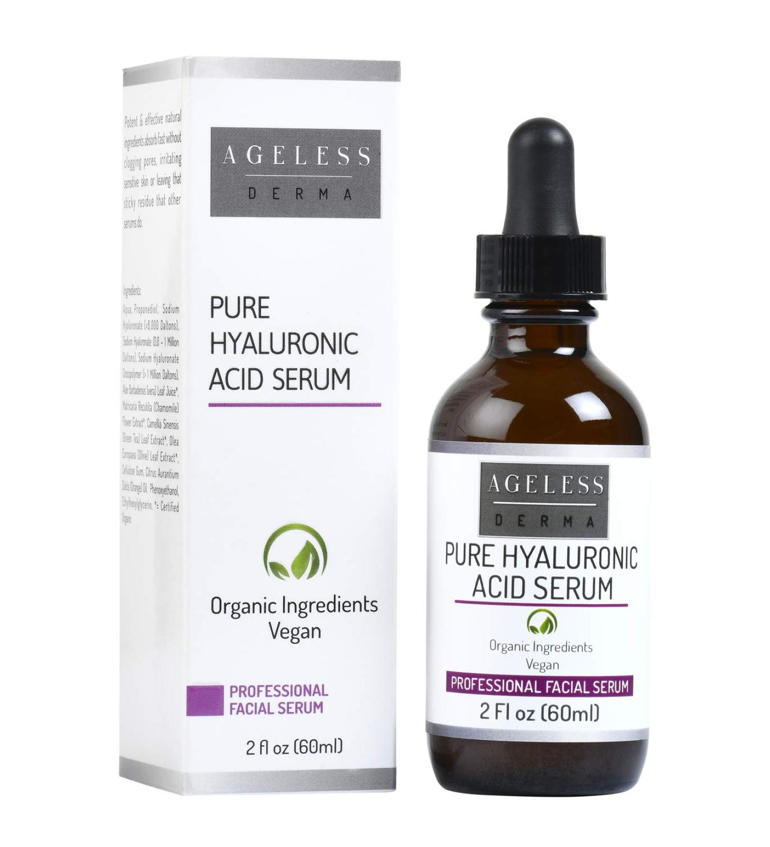 Professional Pure Hyaluronic Acid Serum by Dr. Mostamand - 2 FL oz (60 ml) | Hydrating & Anti-Aging Skincare | International Shipping Available - Buy Online on GoSupps.com