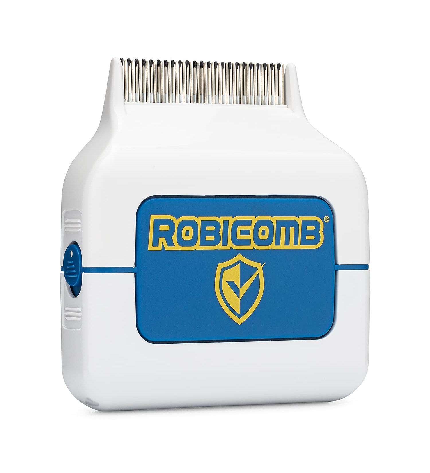 LiceGuard RobiComb Electric Head Lice Comb - Powerful Lice & Eggs Zapping Tool - Buy Online on GoSupps.com