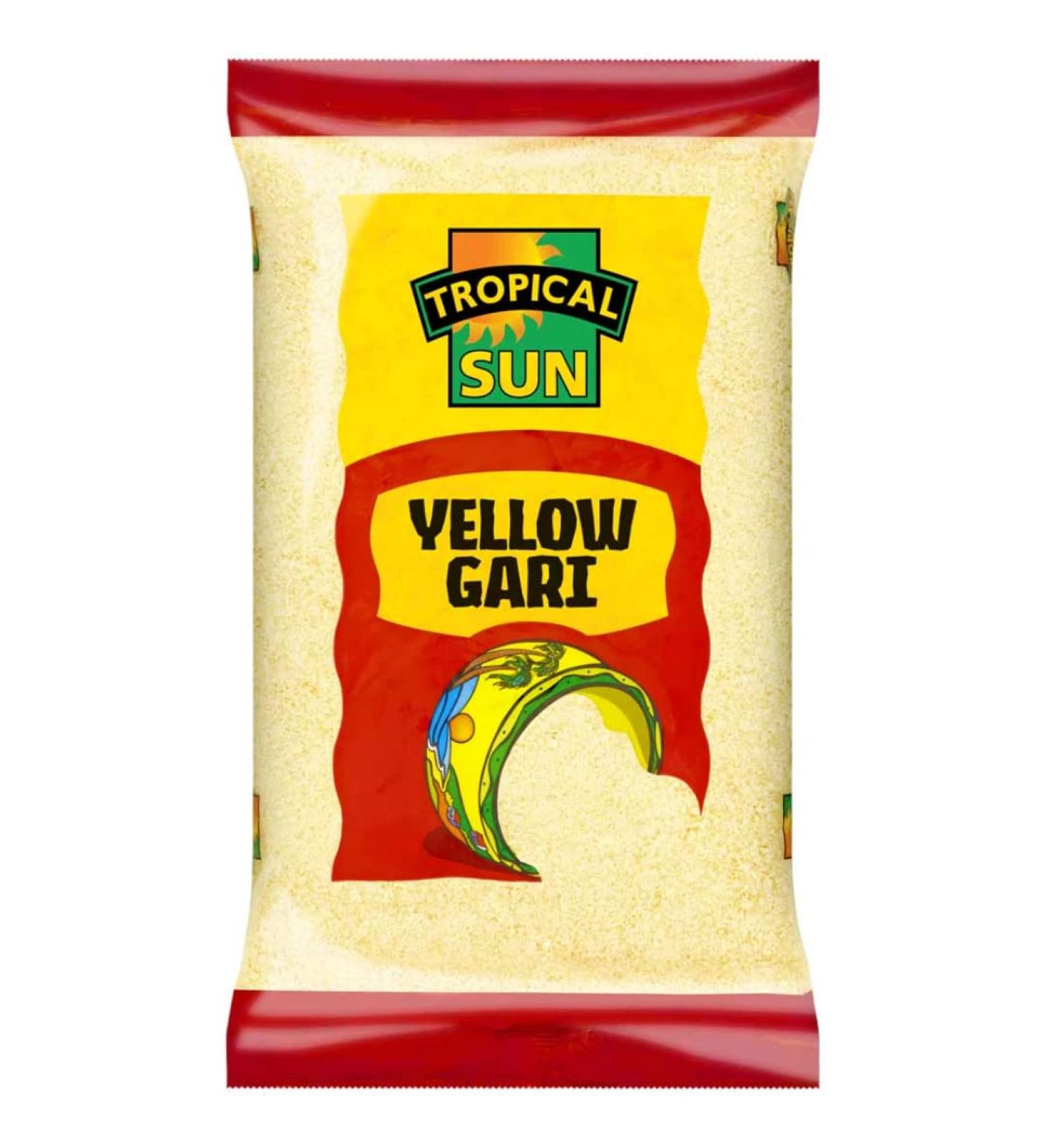 2 x Tropical Sun Yellow Gari 10 x 500g