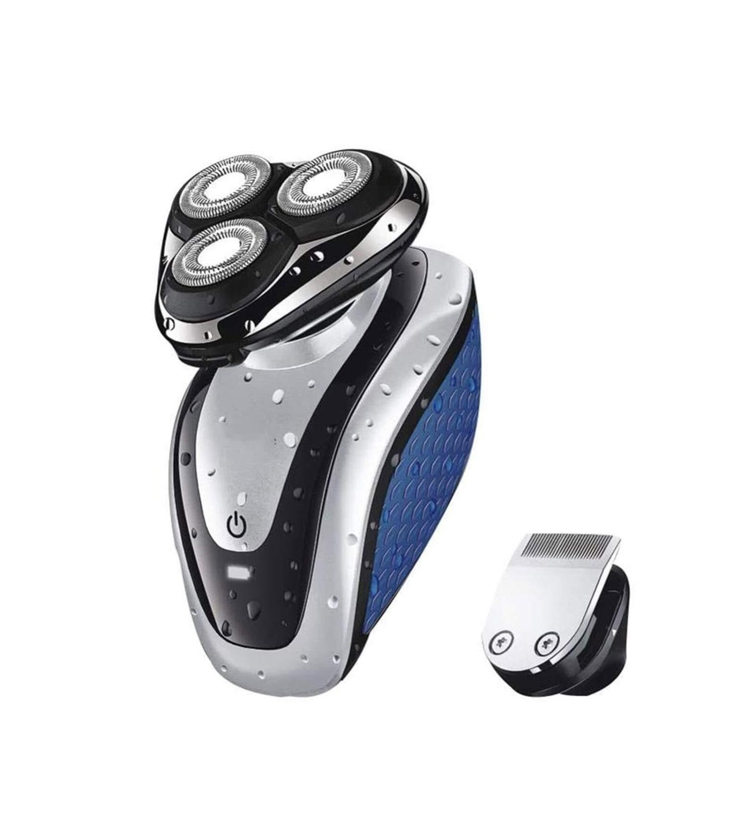 GeRRiT Electric Shaver for Men - 2 in 1 Waterproof Rotary Razor | USB Rechargeable Wet & Dry Travel Shaving for Dad & Husband - Buy Online on GoSupps.com